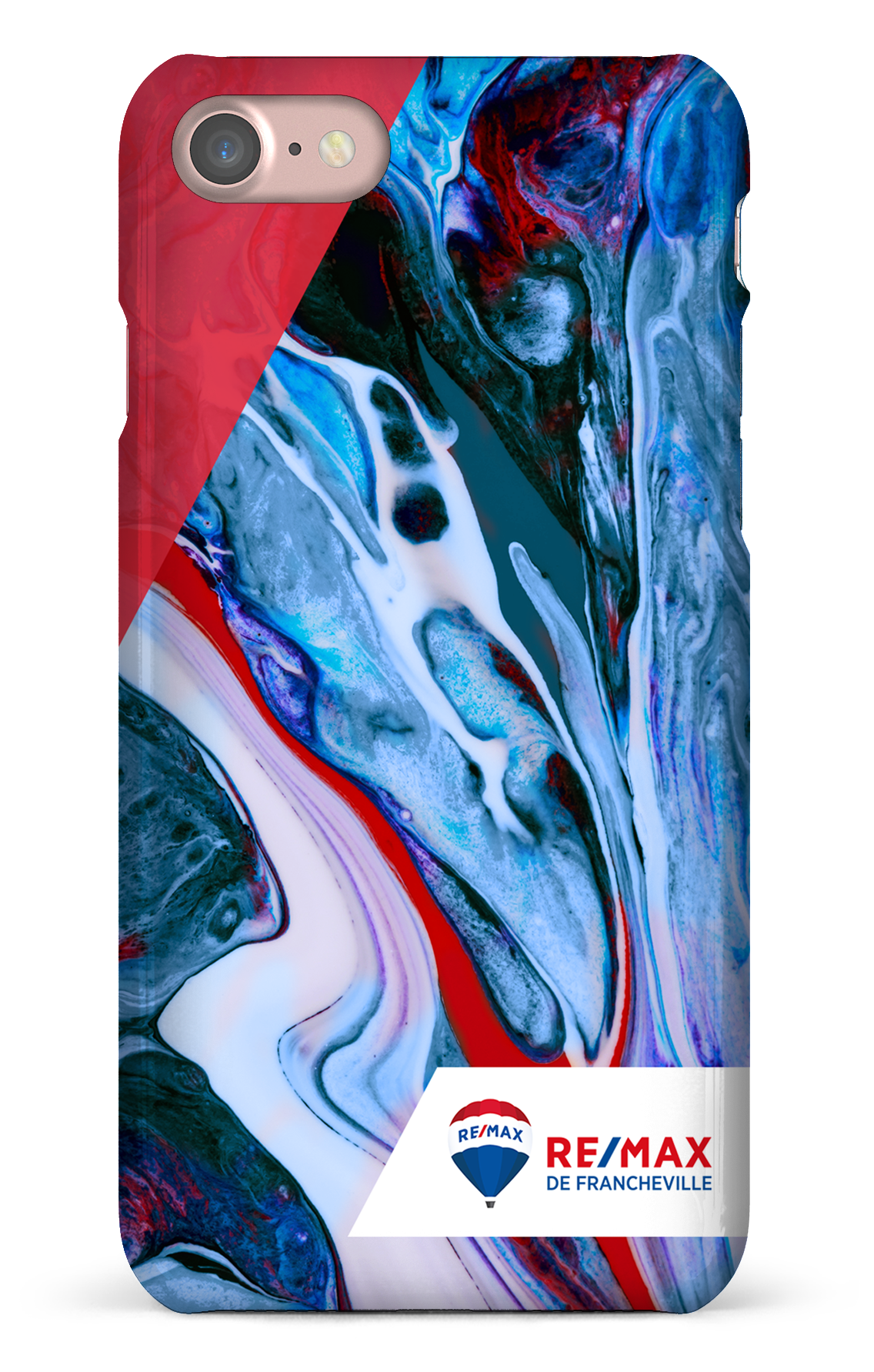Peinture marbrée claire de Francheville - iPhone SE 2020 / 2022