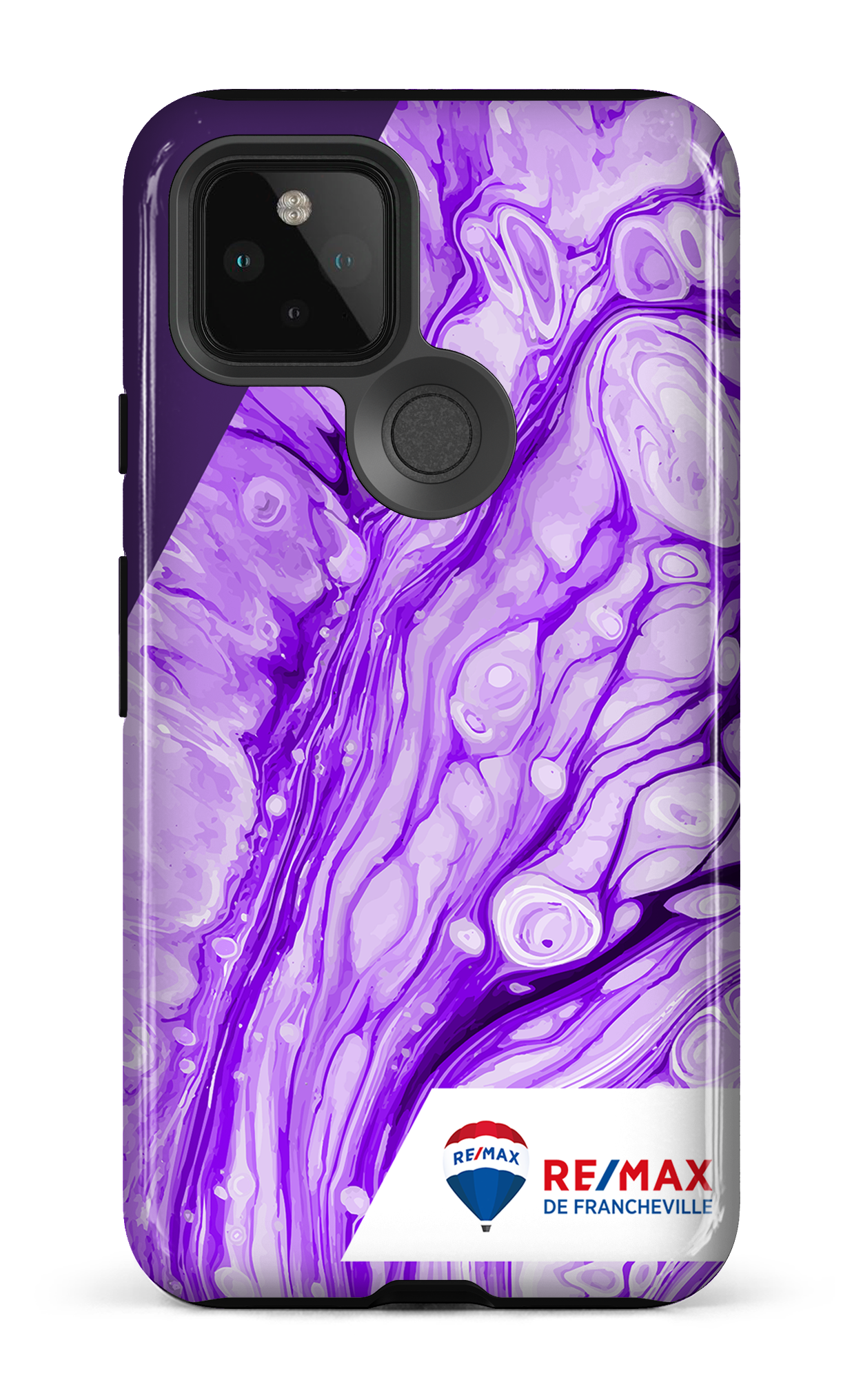 Peinture marbrée claire violette de Francheville - Google Pixel 5