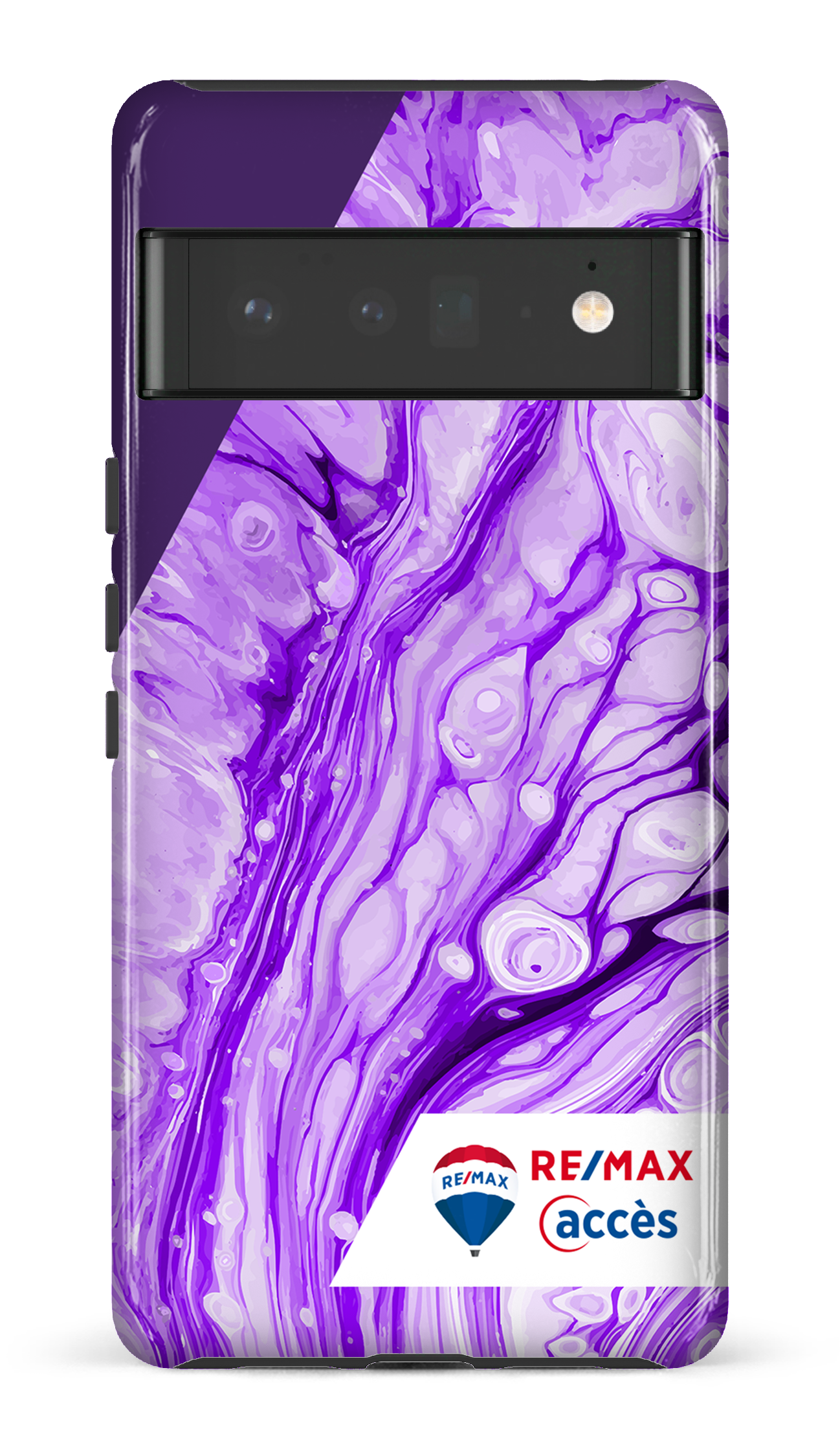 Peinture marbrée claire violette - Google Pixel 6 pro