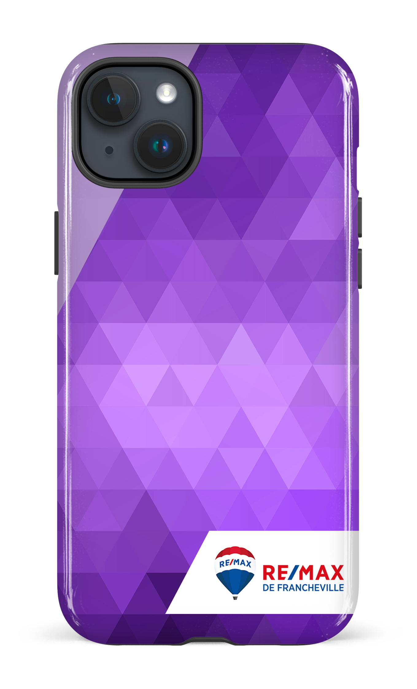 Motif Triangle de Francheville - iPhone 15 Plus