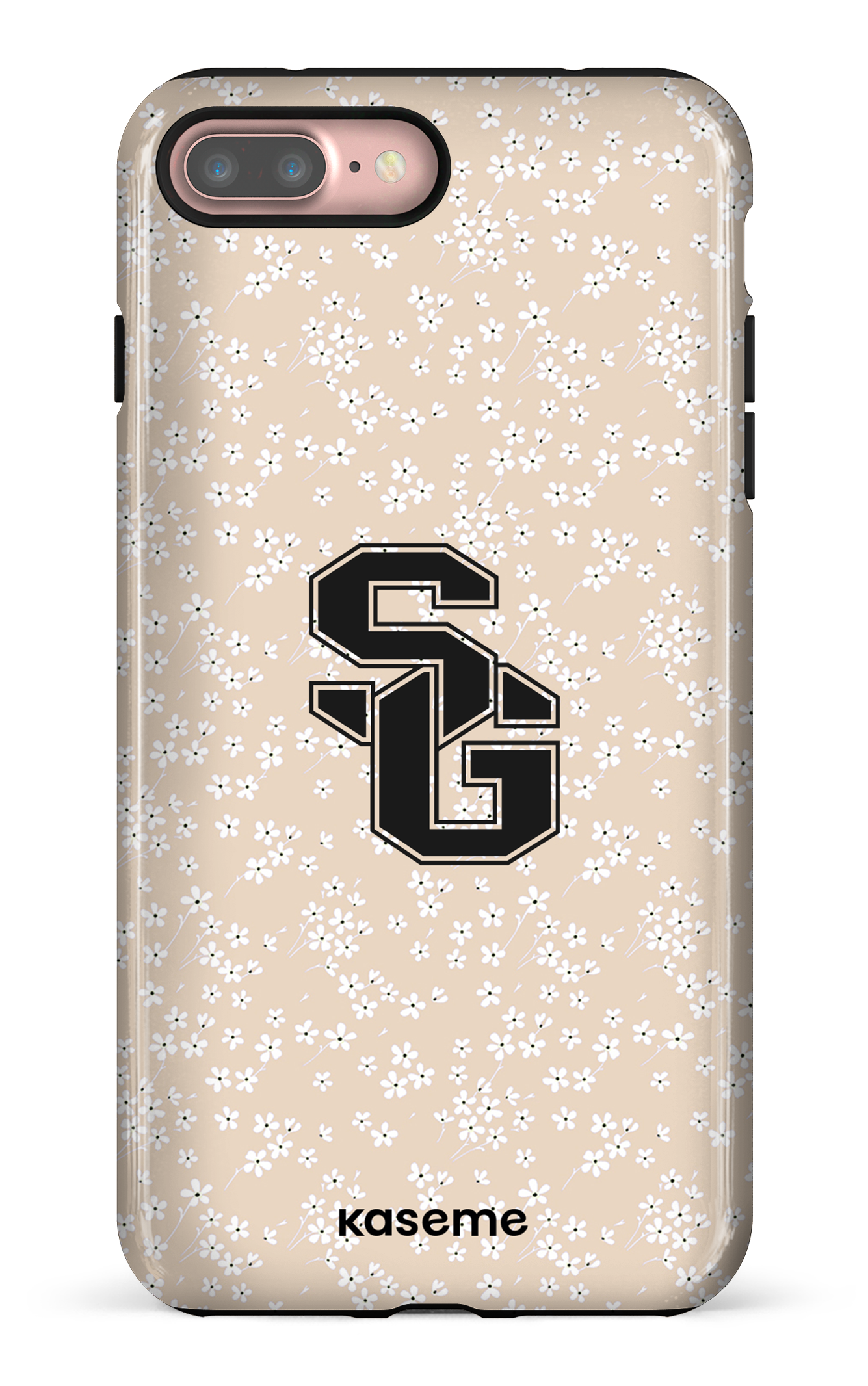 iPhone 7/8 Plus Tough Posy Beige x Dragons -