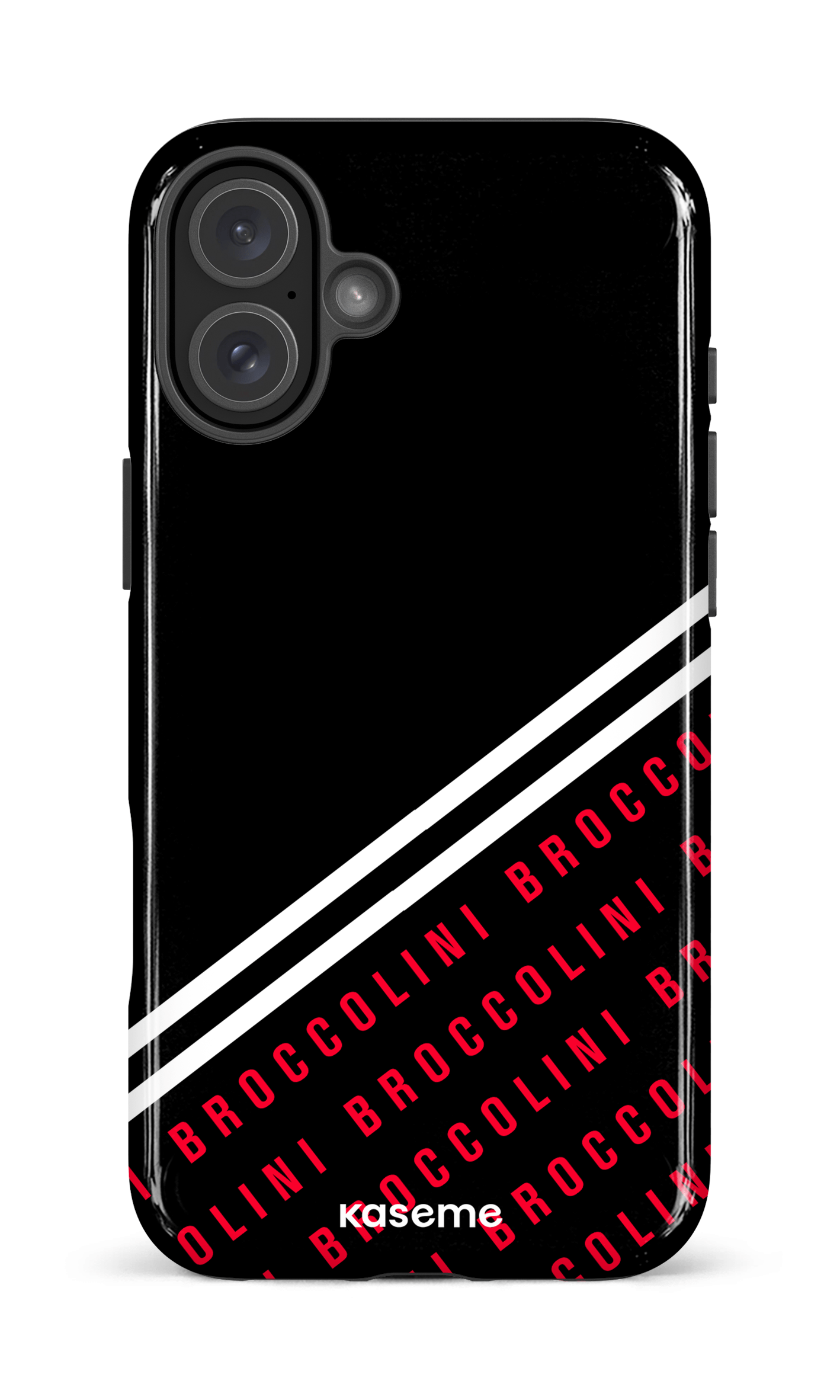 Broccolini Noir - iPhone 16 Plus Impact Case