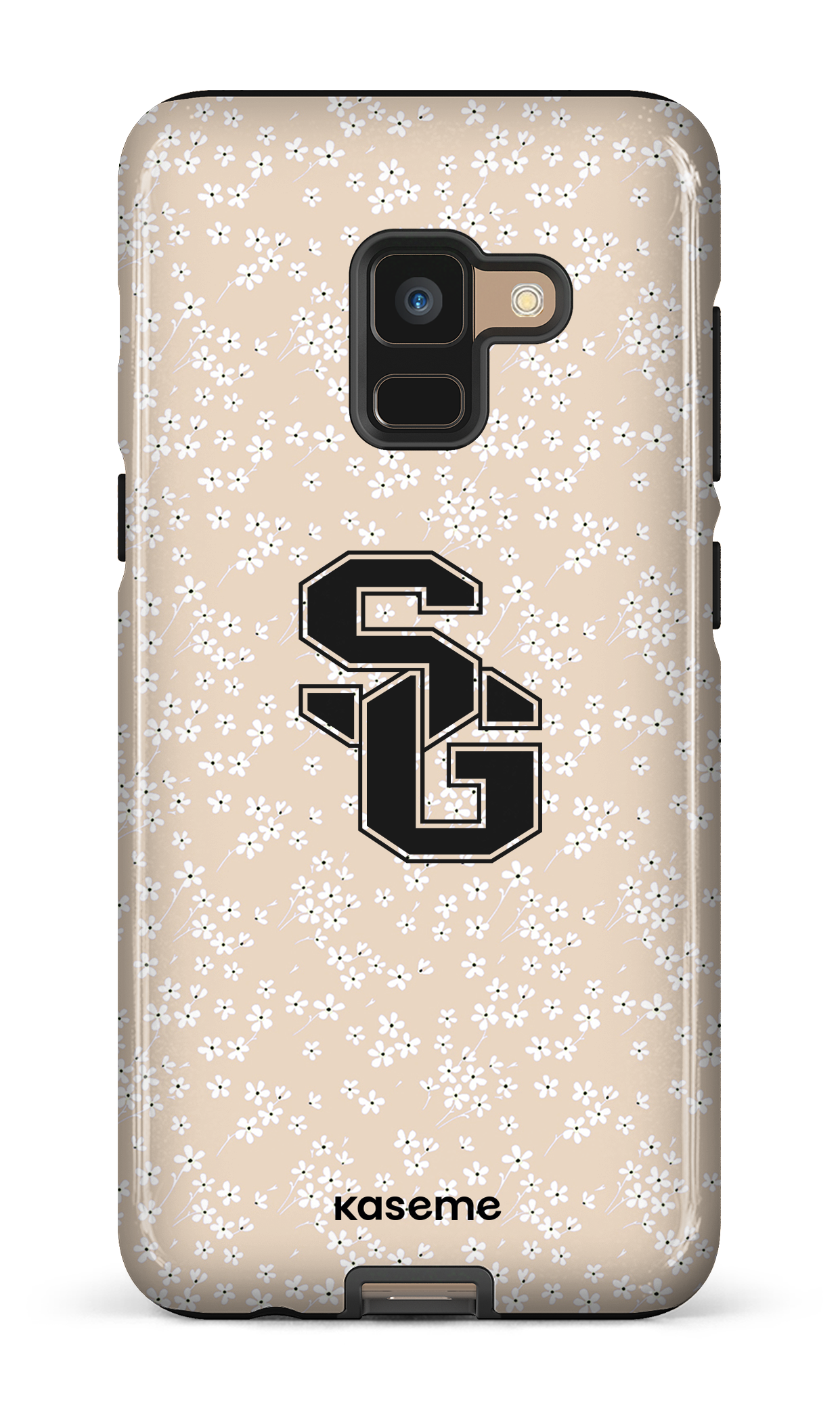 Galaxy A8 Tough Posy Beige x Dragons -