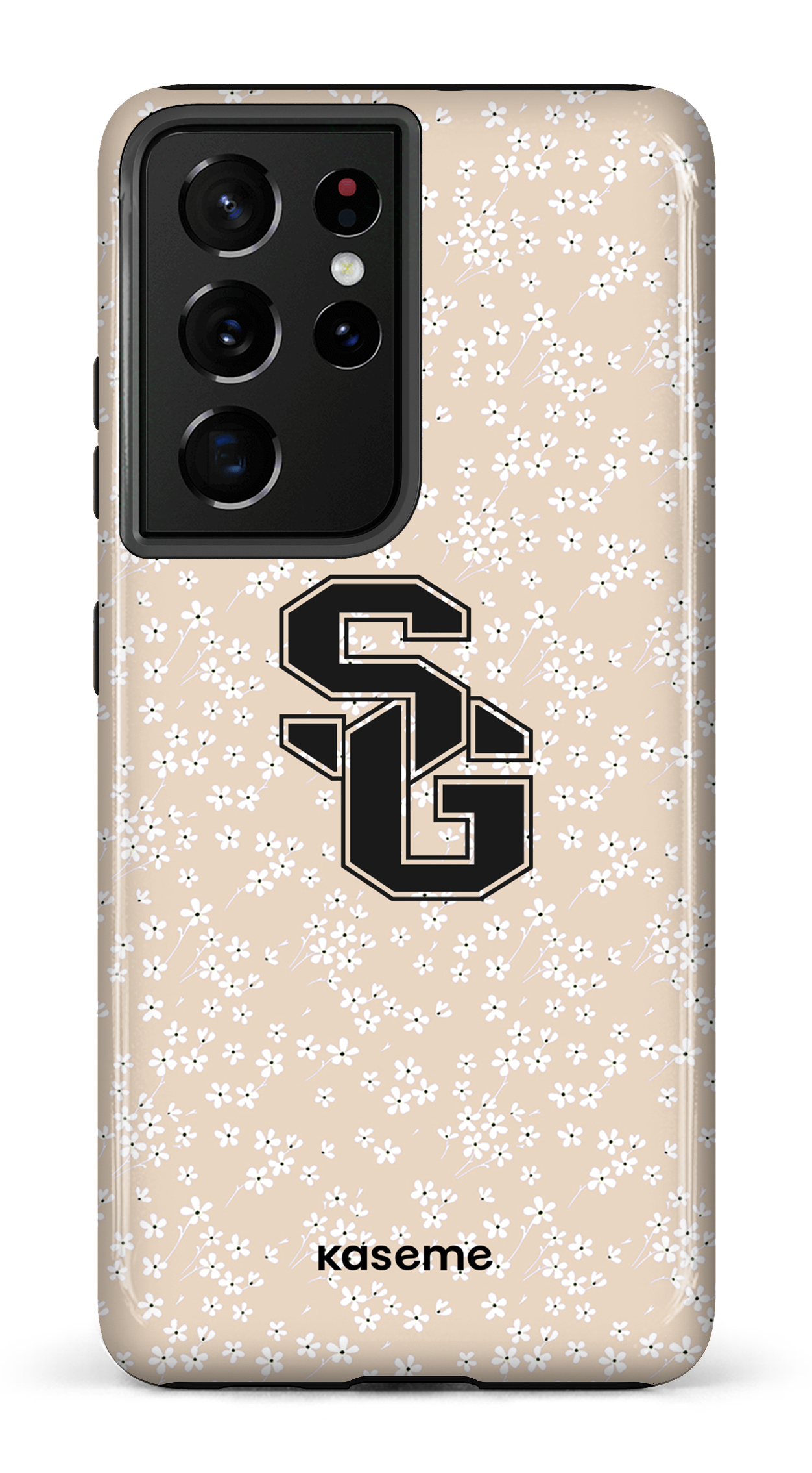 Galaxy S21 Ultra Tough Posy Beige x Dragons -