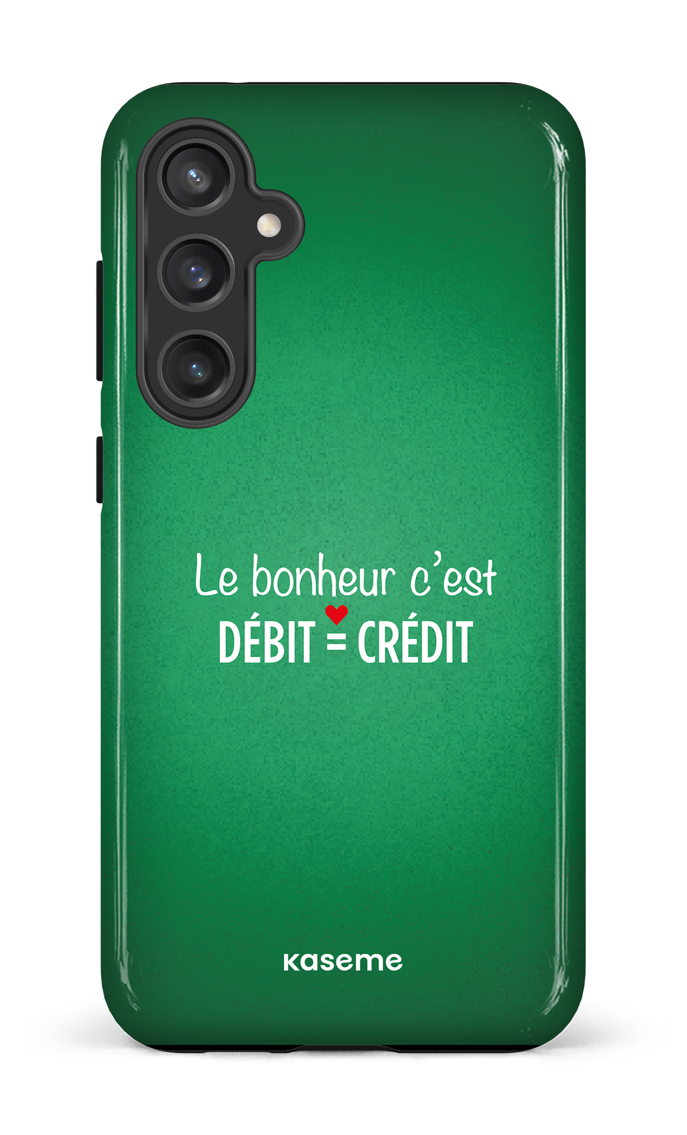 Galaxy S23 FE Tough Le bonheur c'est débit = crédit (vert) -