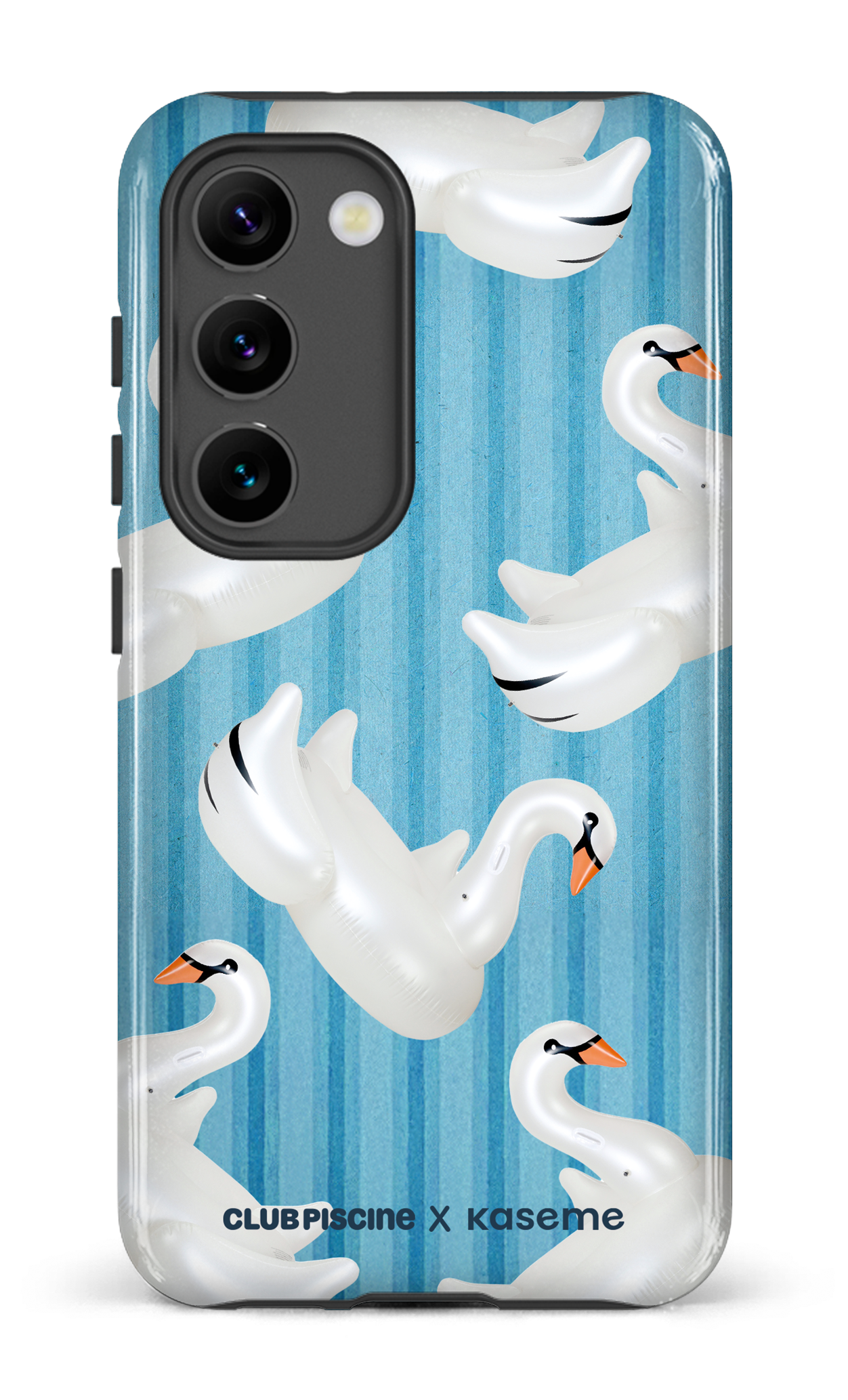 Galaxy S23 Tough Gloss Cygne par Club Piscine -