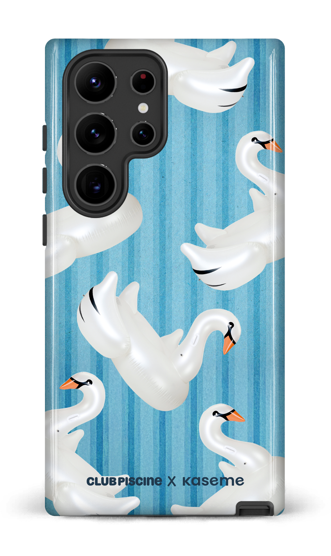 Galaxy S23 Ultra Tough Gloss Cygne par Club Piscine -