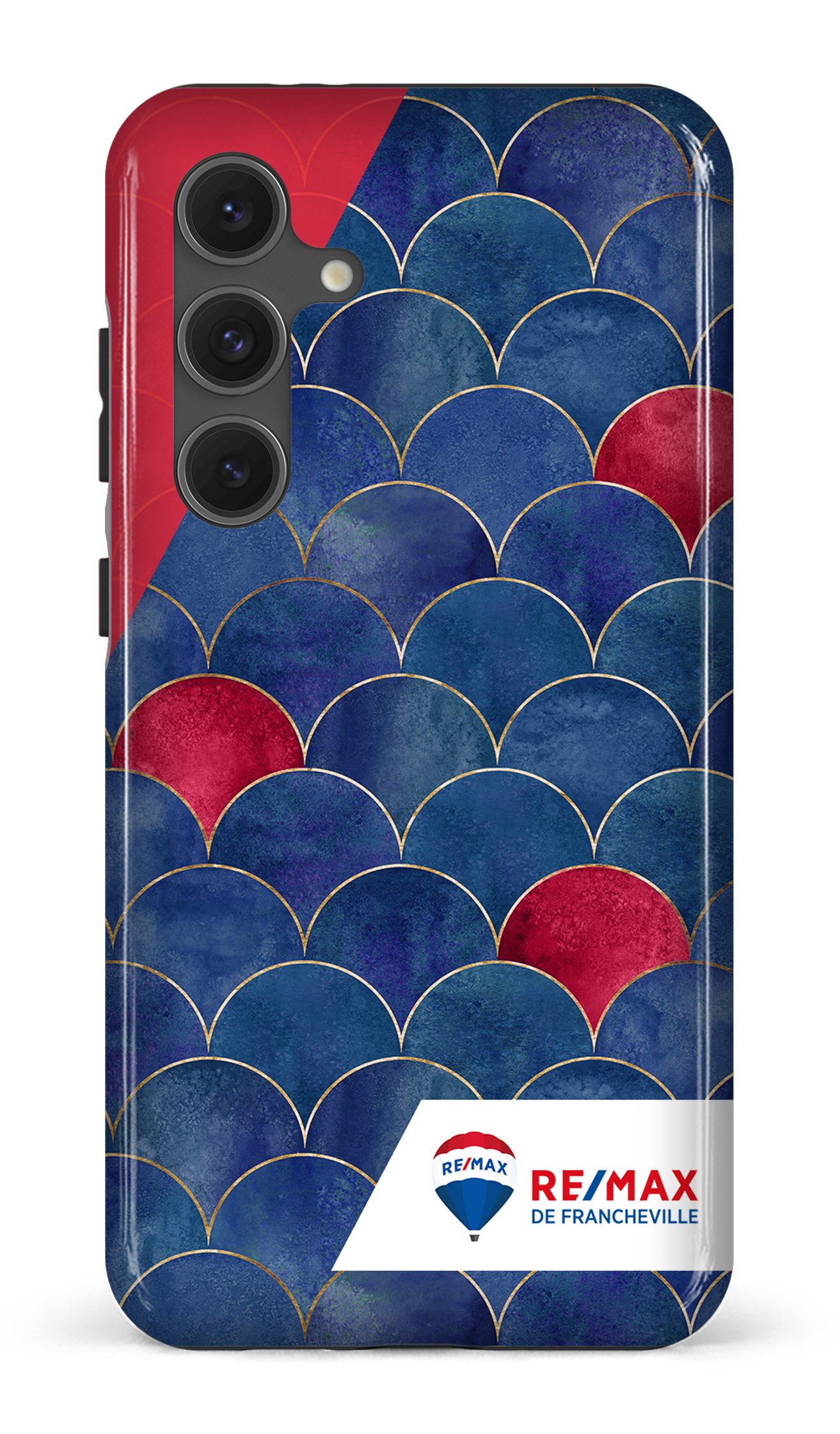 Galaxy S24FE Tough Écailles bicolores de Francheville -