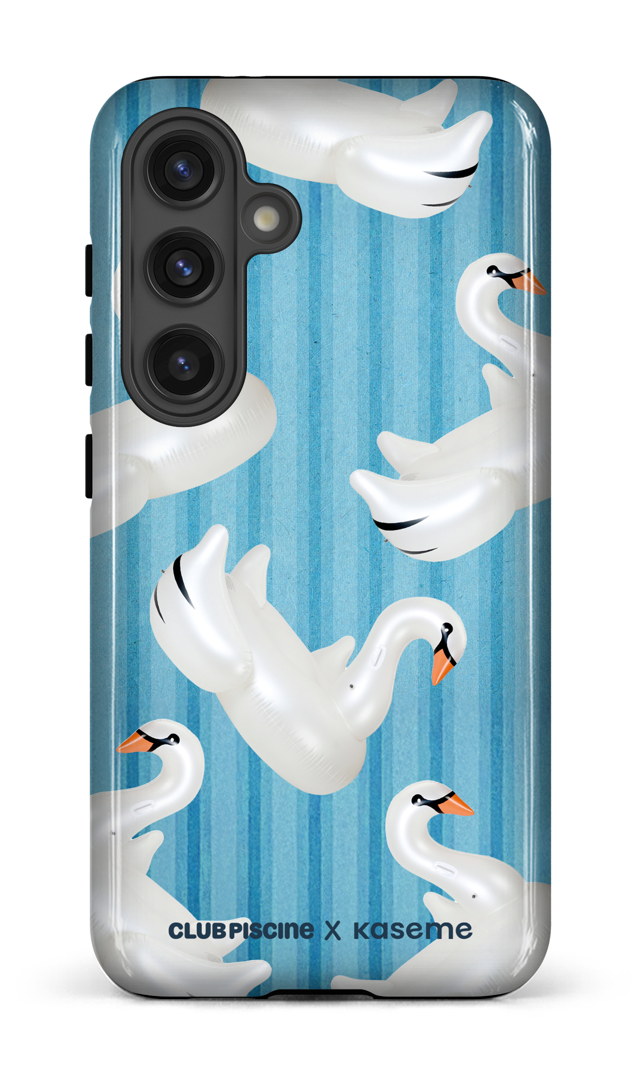 Galaxy S24 Tough (Gloss) Cygne par Club Piscine -