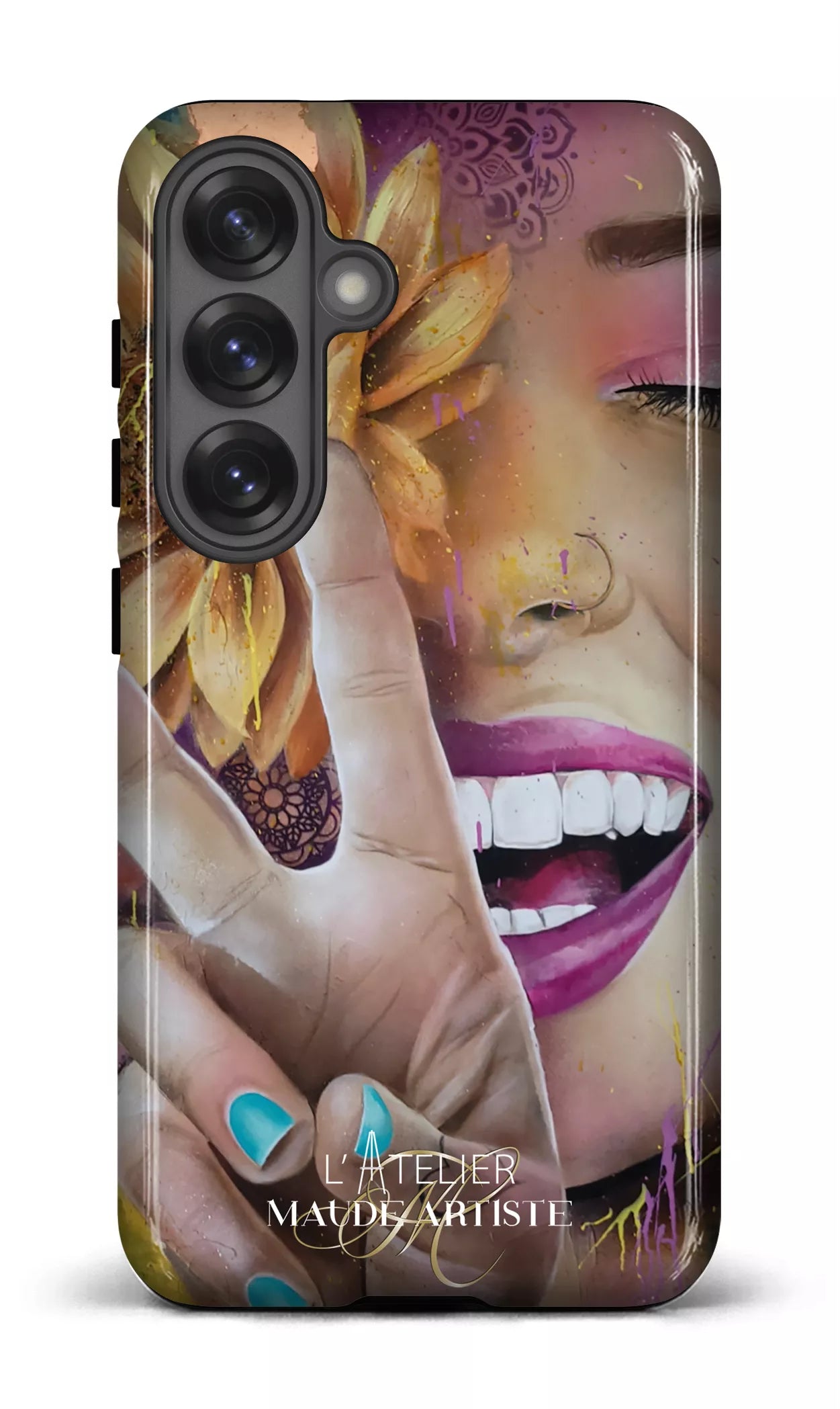 Galaxy S25 Tough (Gloss) Around Peace by Maude -