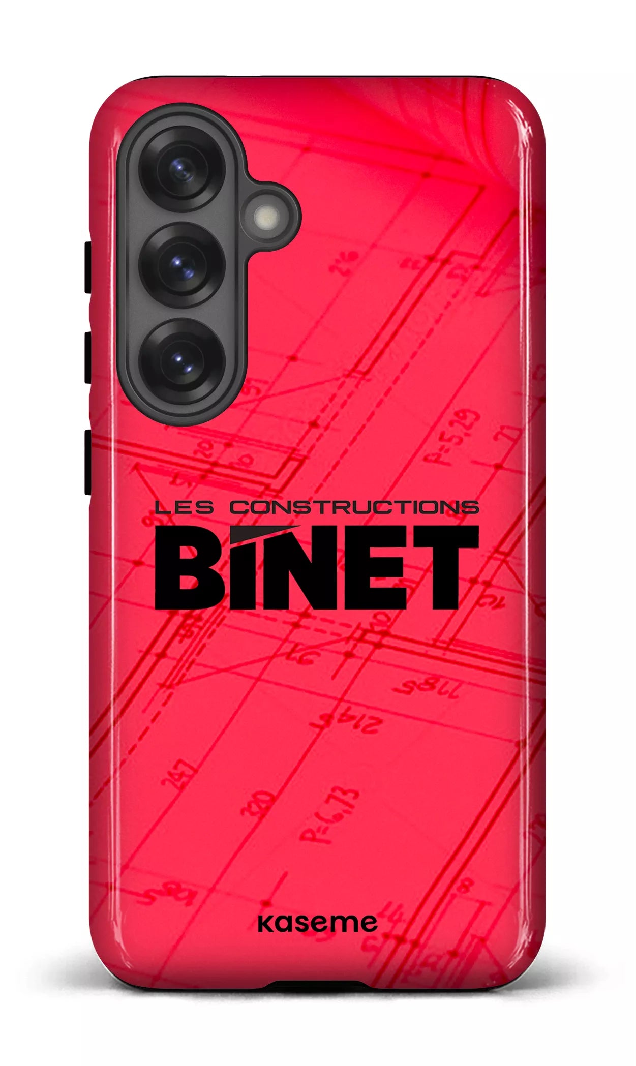 Galaxy S25 Tough (Gloss) Constructions Binet Rouge -
