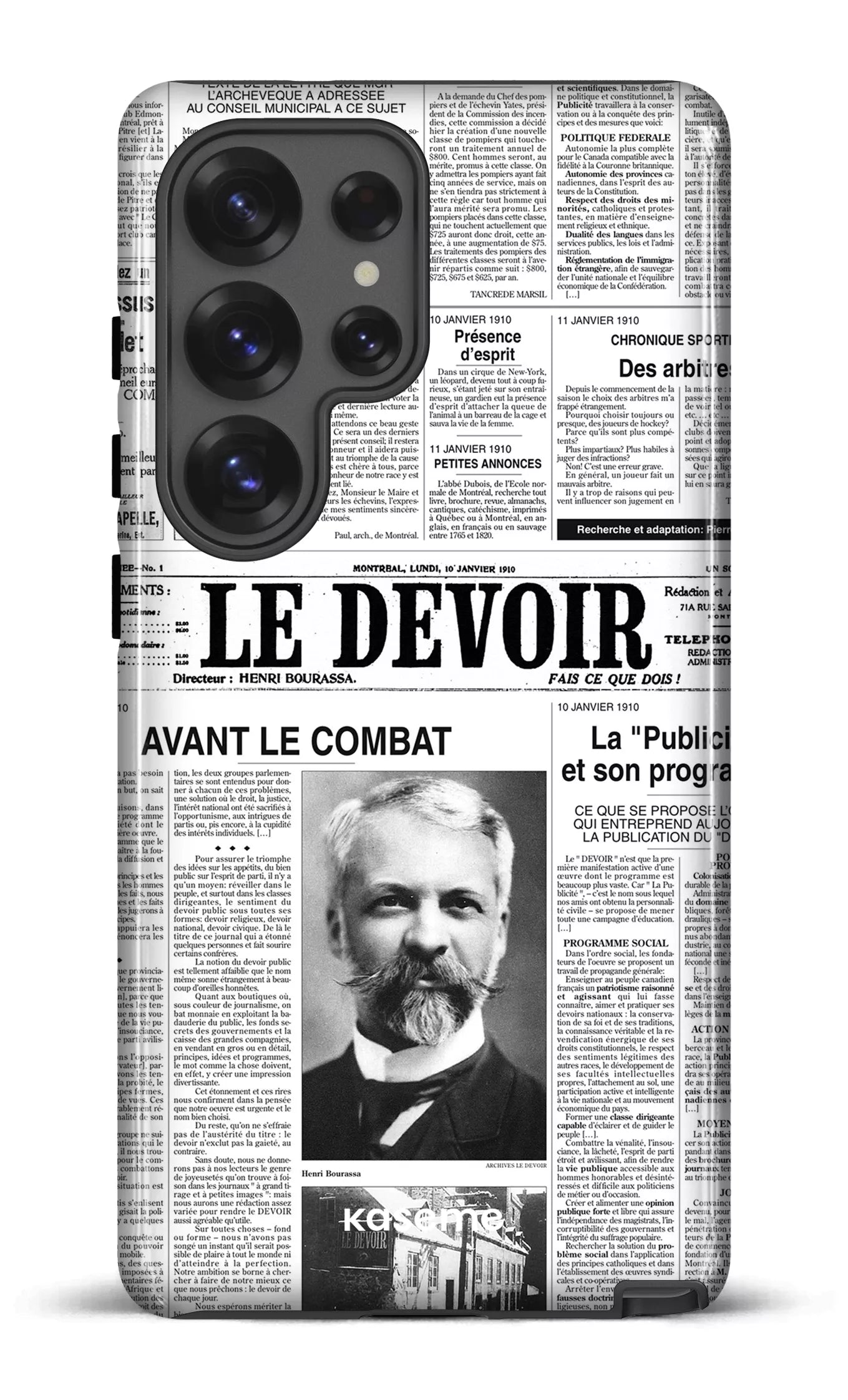 Galaxy S25 Ultra Tough (Gloss) Le Devoir — Premier édito -