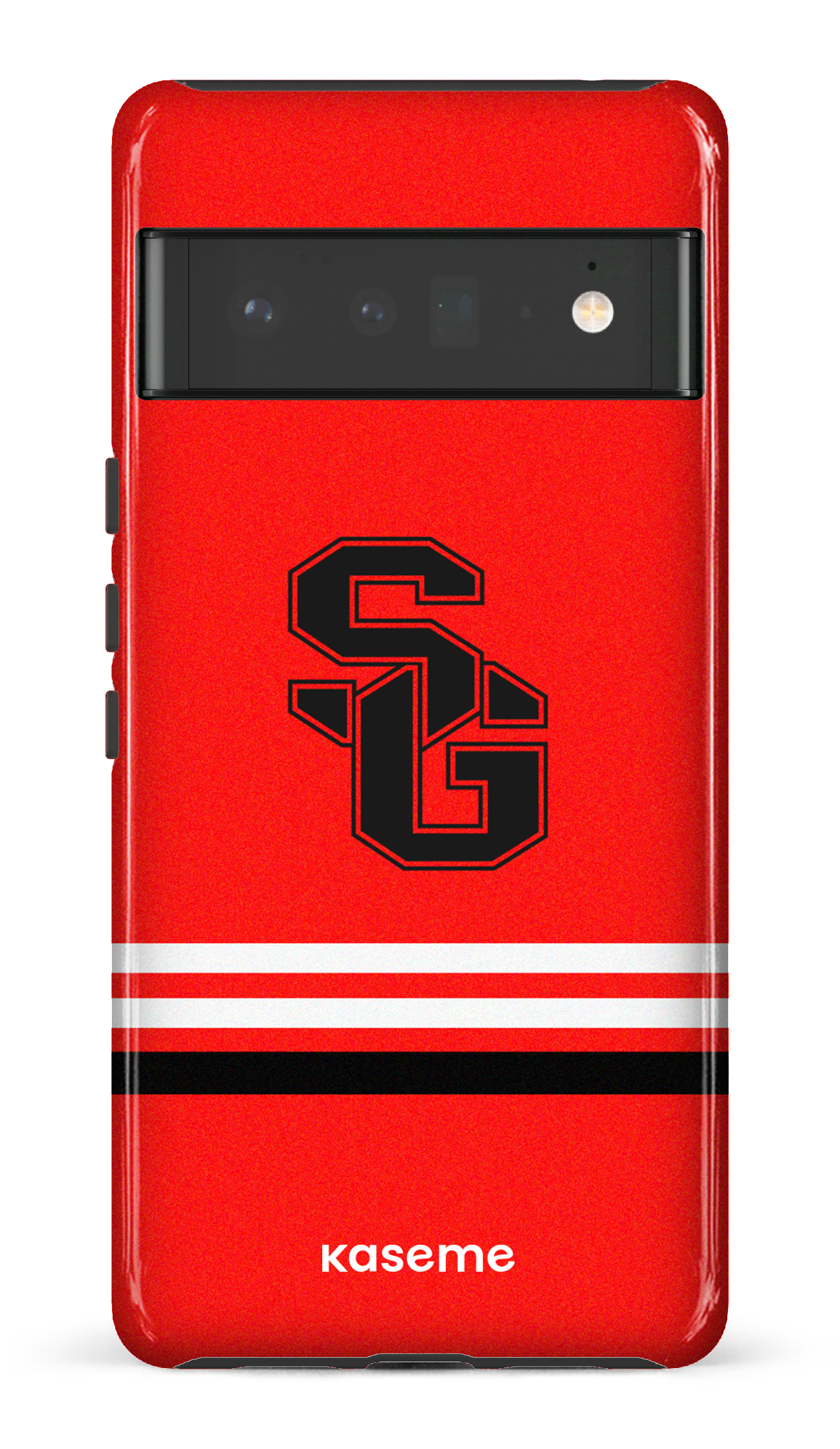 Google Pixel 6 Pro Tough (Gloss) Dragons PSG Rouge -
