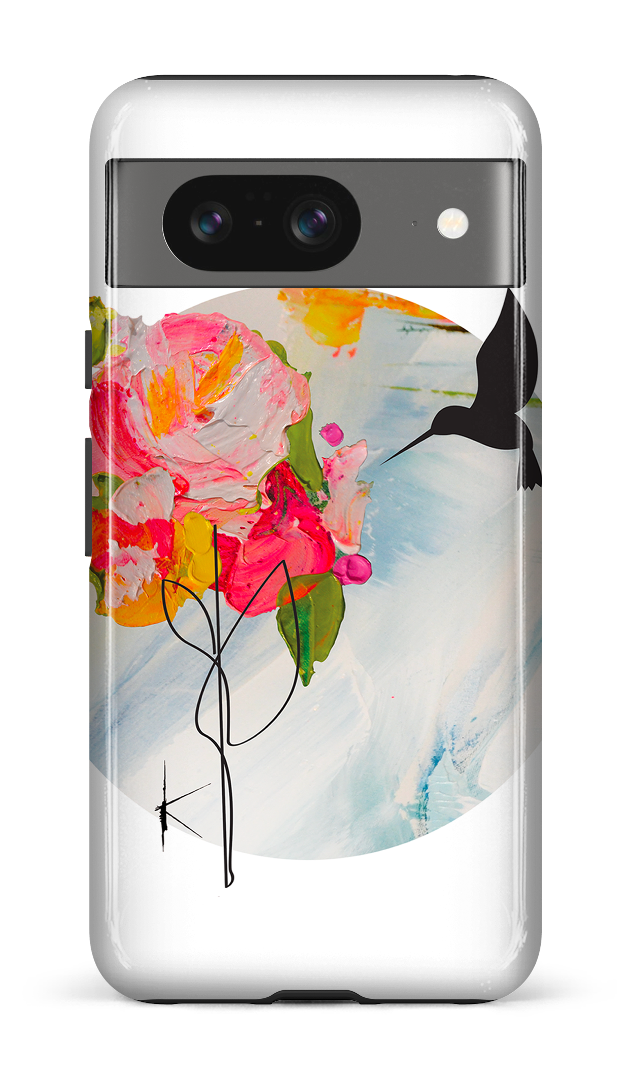 Google Pixel 8 Tough Gloss Colibri par Kristine Girard -