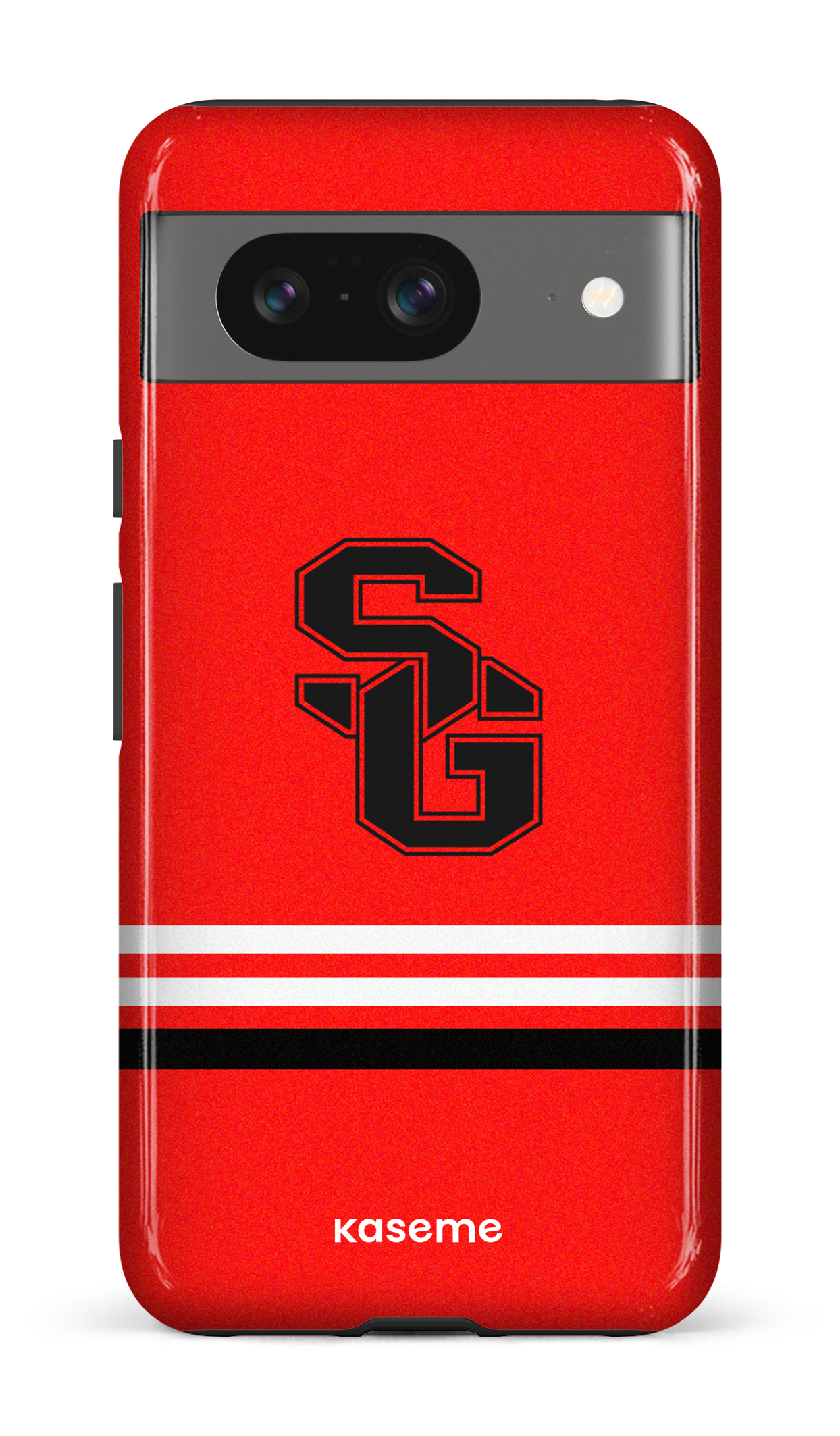 Google Pixel 8 Tough Gloss Dragons PSG Rouge -