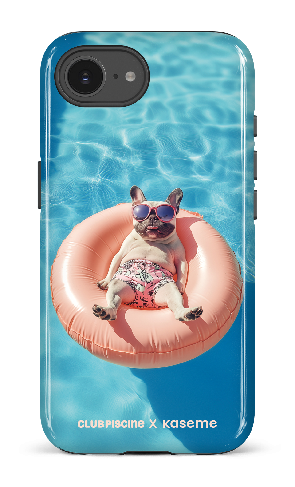 IPhone 16 E Impact Case Chien Chaud par Club Piscine -