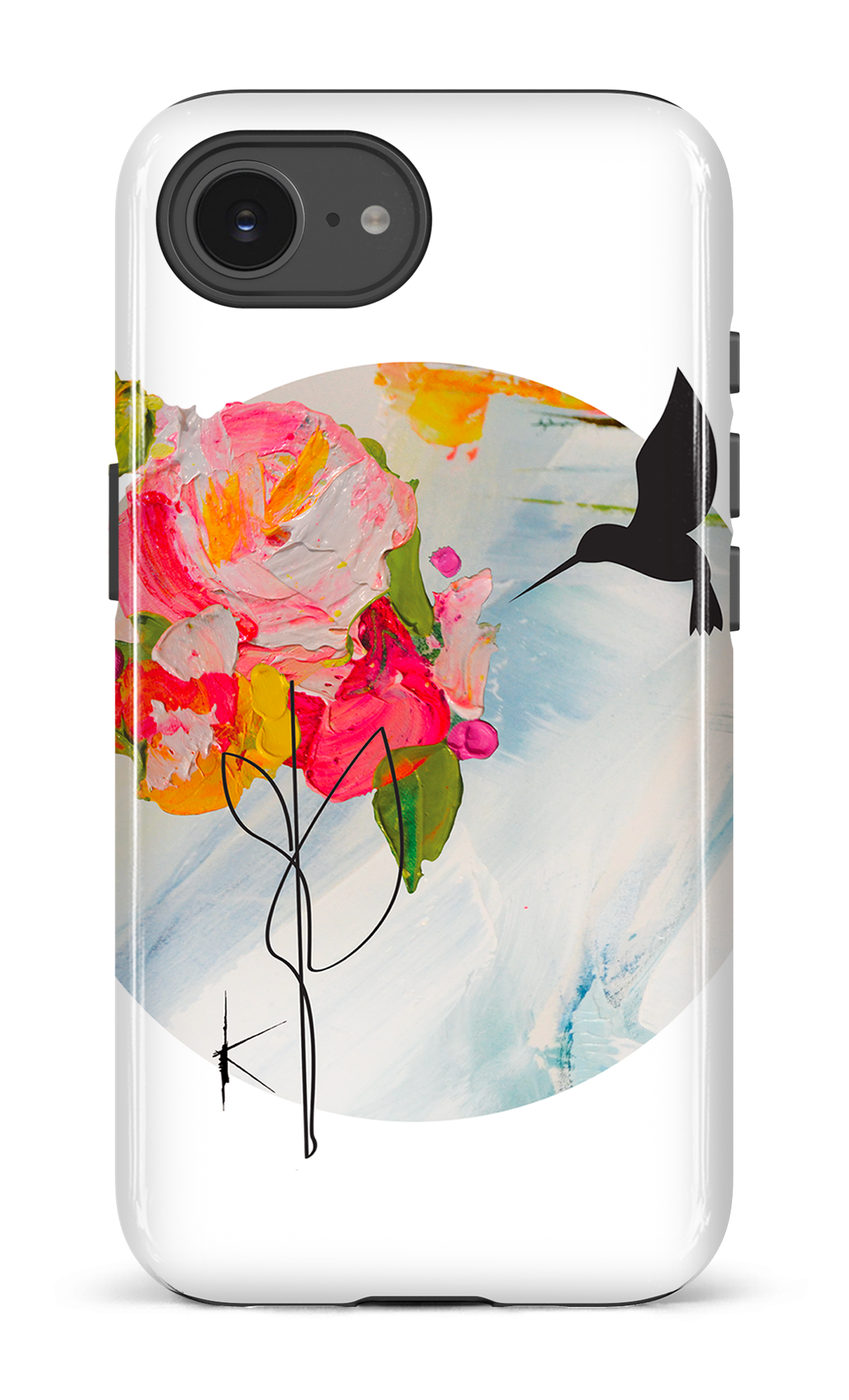 IPhone 16 E Impact Case Colibri par Kristine Girard -