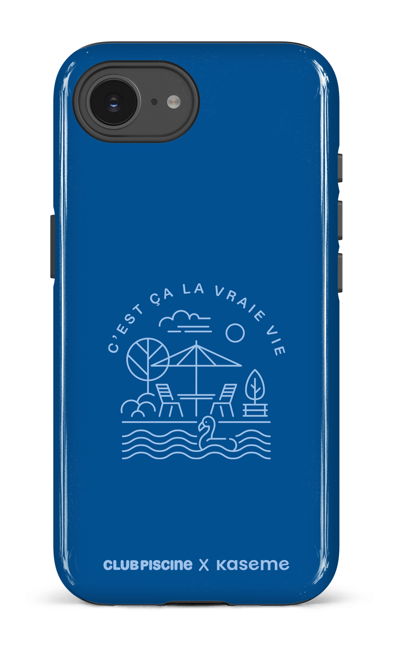 IPhone 16 E Impact Case Vraie Vie par Club Piscine -