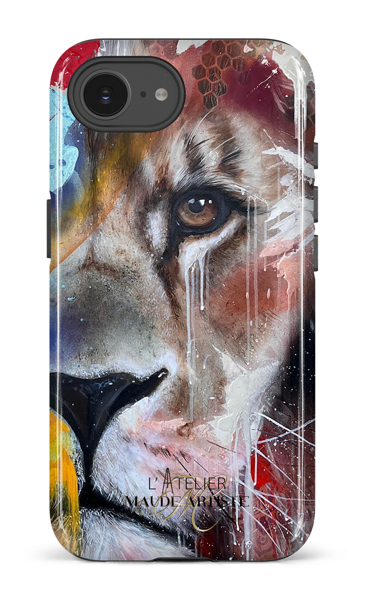 IPhone 16 E Impact Case Waves 3 by Maude -