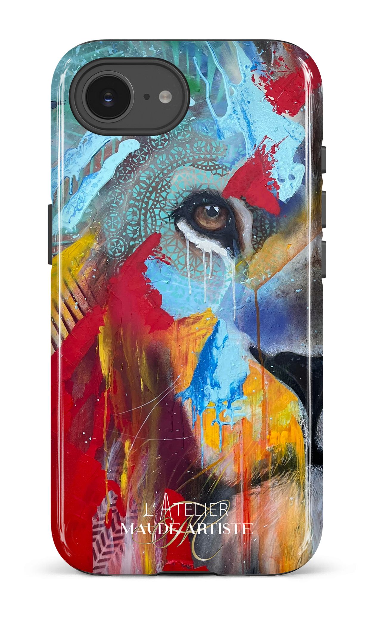 IPhone 16 E Impact Case Waves by Maude -