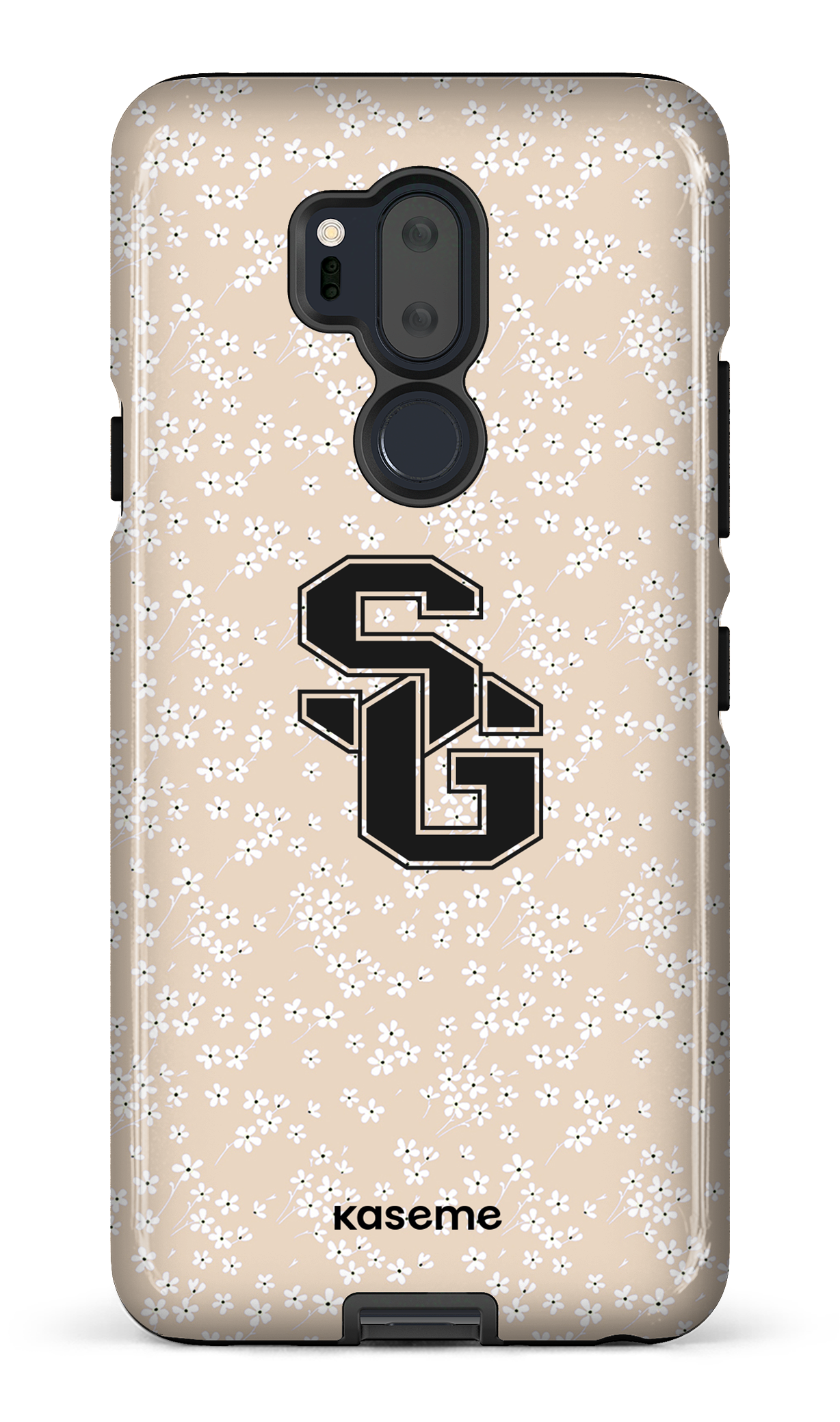 LG G7 Tough Posy Beige x Dragons -