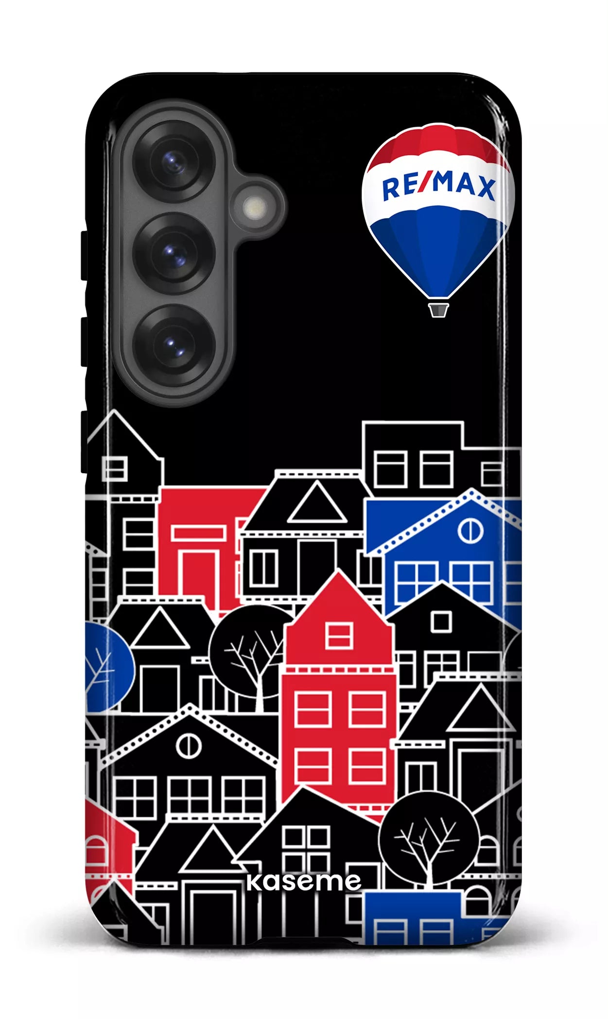 Galaxy S25 Tough (Gloss) Bâtiments RE/MAX Noir -