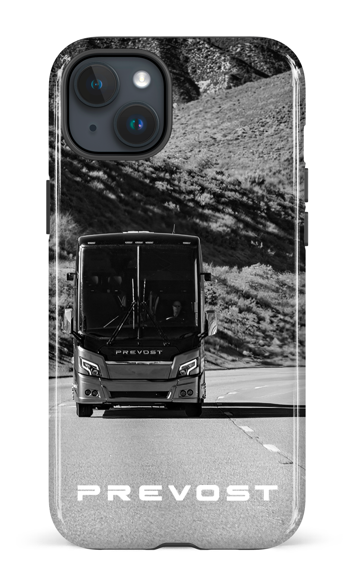 Prevost N&B - iPhone 15 Plus Tough