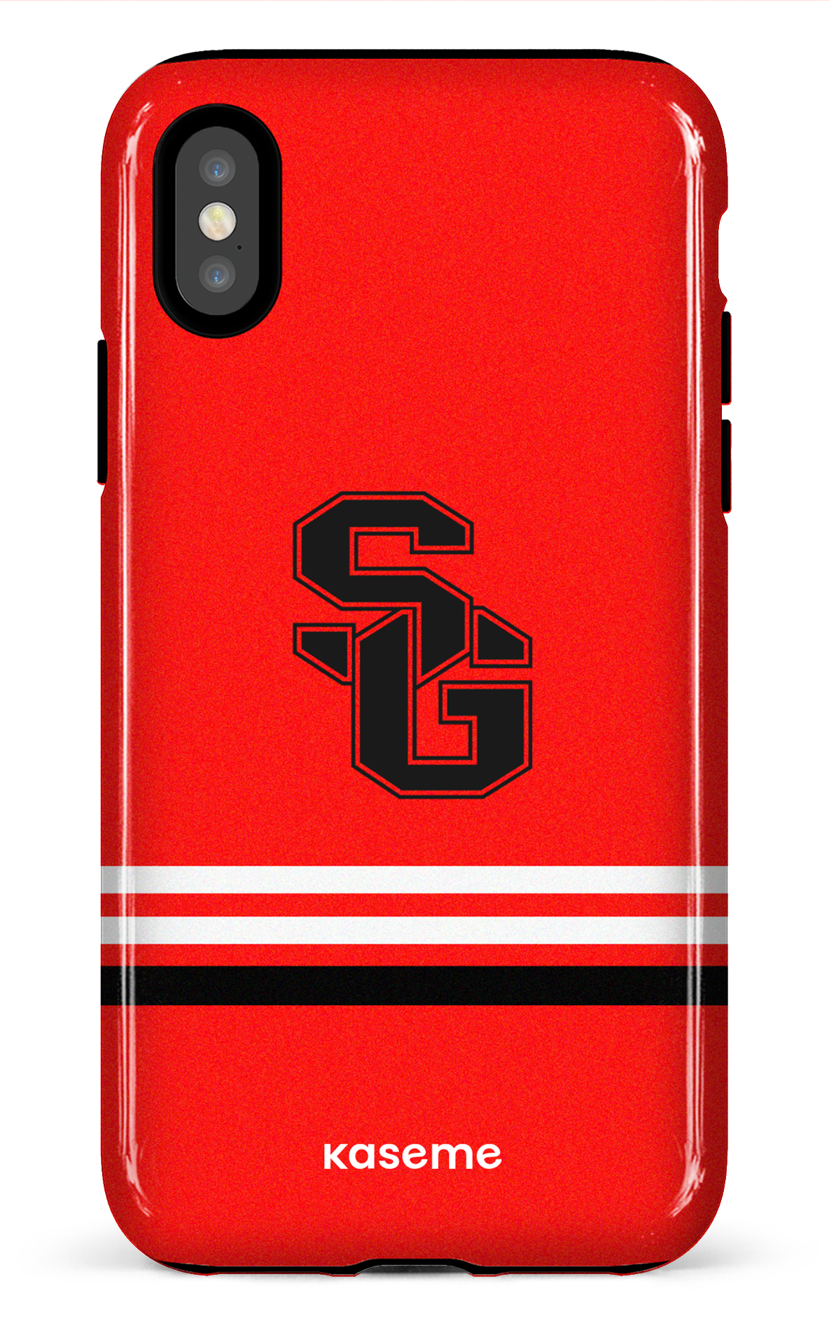 iPhone X/XS Tough Dragons PSG Rouge -