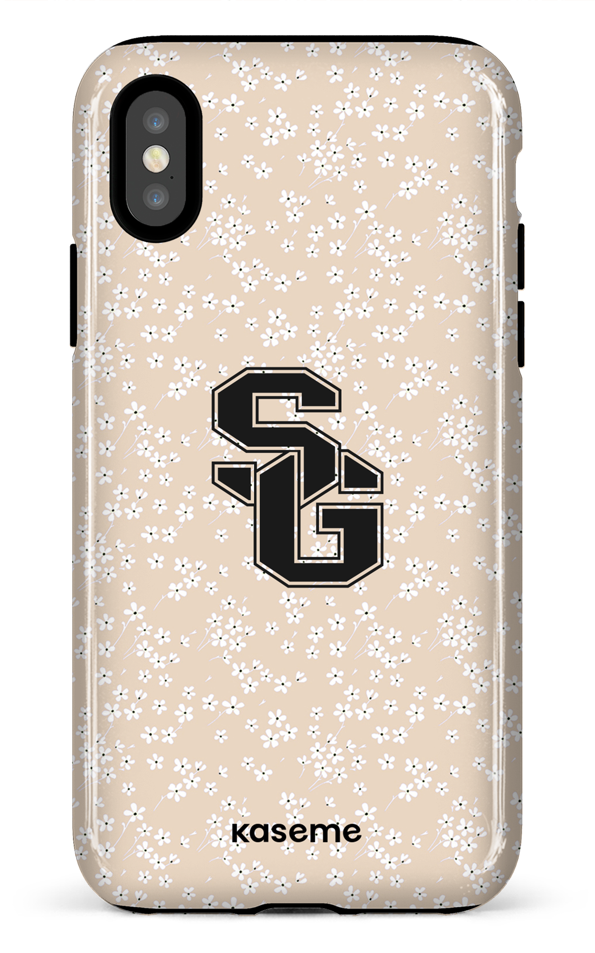 iPhone X/XS Tough Posy Beige x Dragons -