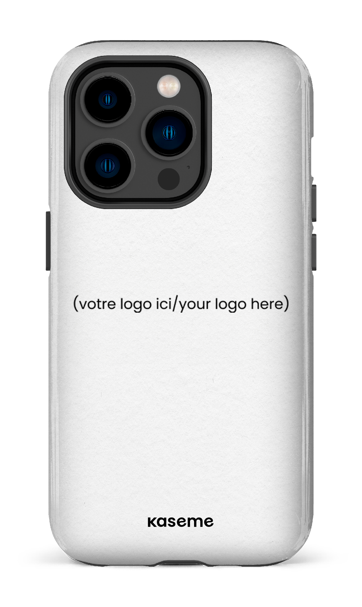 Votre logo ici / Your logo here white - iPhone 14 Pro Tough