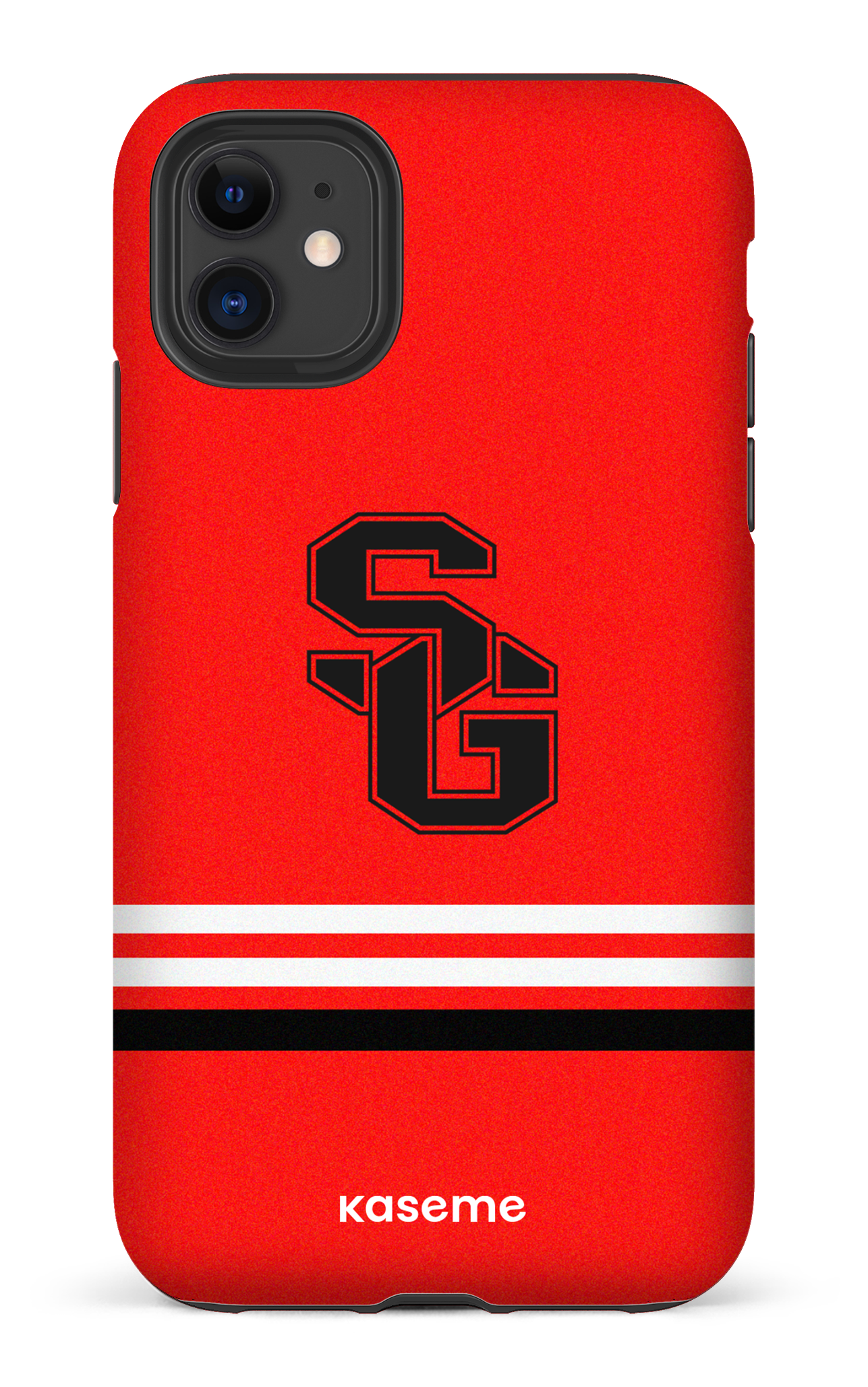 iPhone 11 Tough Matte Dragons PSG Rouge -