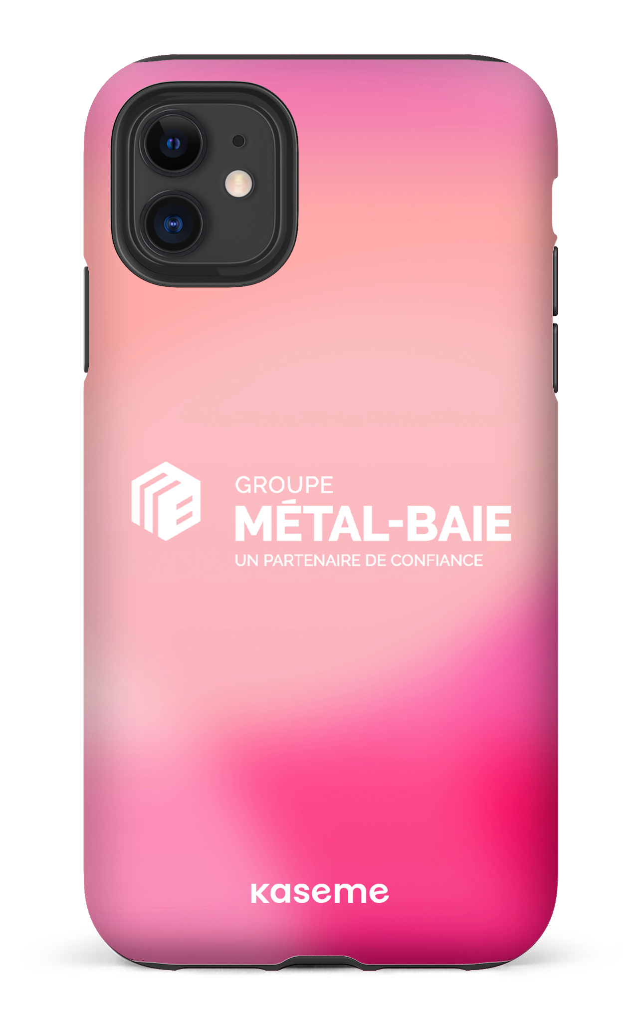 iPhone 11 Tough Matte Métal-Baie Tie-Dye -