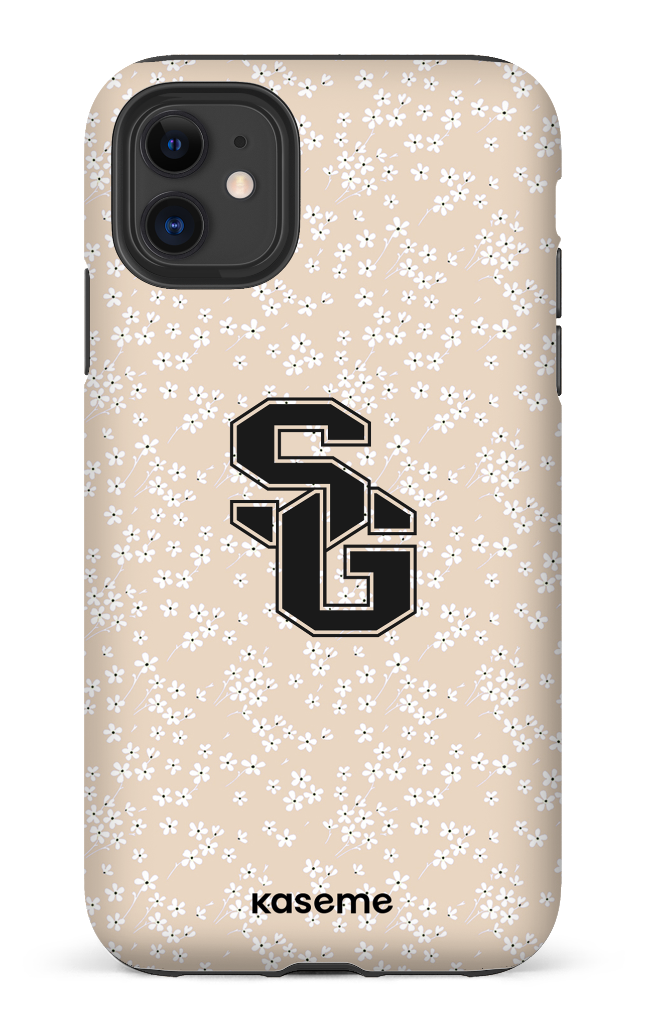 iPhone 11 Tough Matte Posy Beige x Dragons -