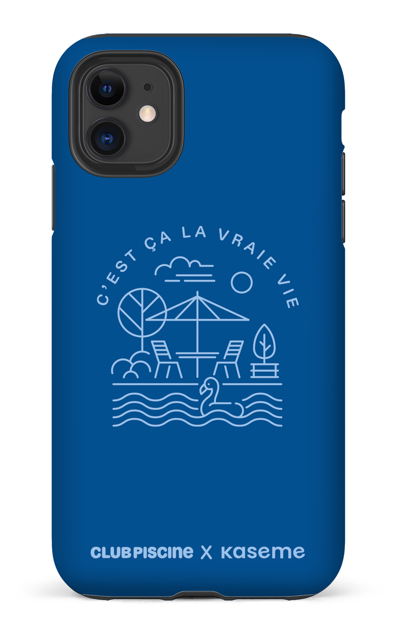 iPhone 11 Tough Matte Vraie Vie par Club Piscine -