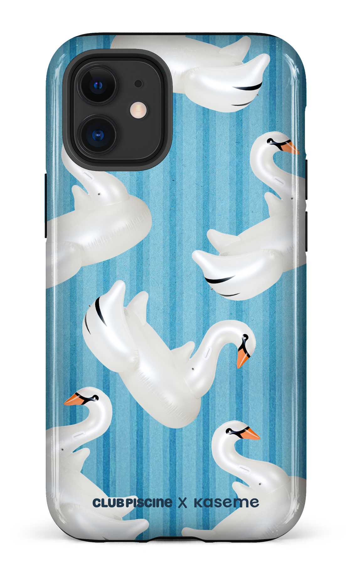 iPhone 12 Mini Tough Cygne par Club Piscine -