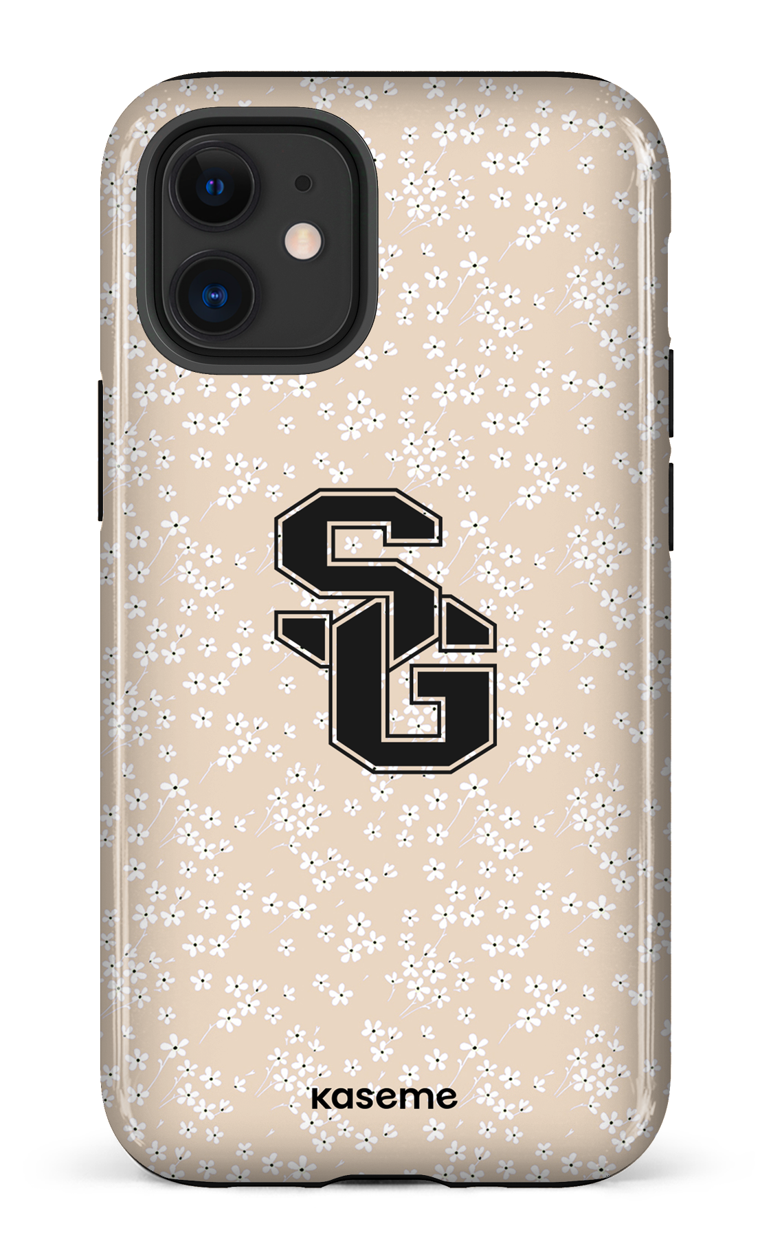 iPhone 12 Mini Tough Posy Beige x Dragons -