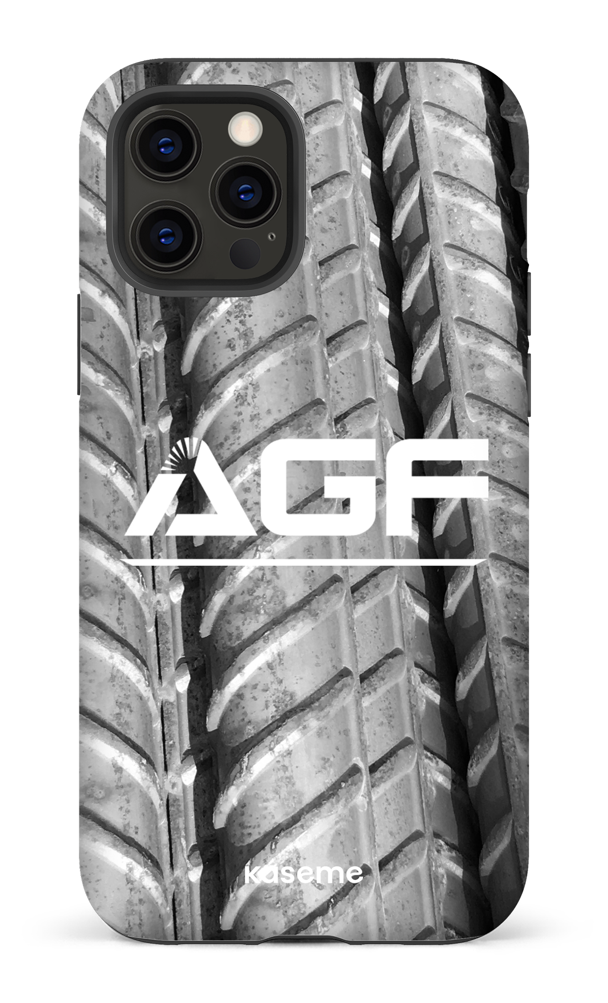 iPhone 12 Pro Tough Matte AGF N&B -
