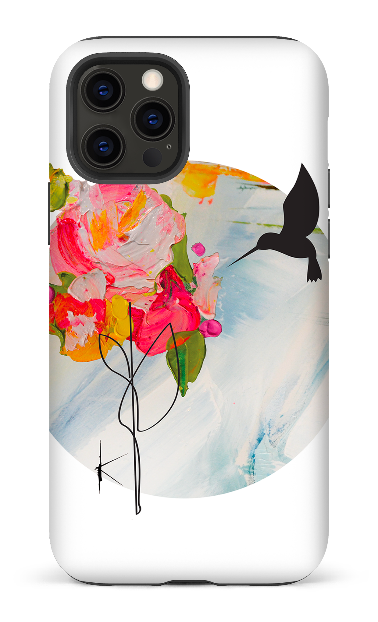 iPhone 12 Pro Tough Matte Colibri par Kristine Girard -