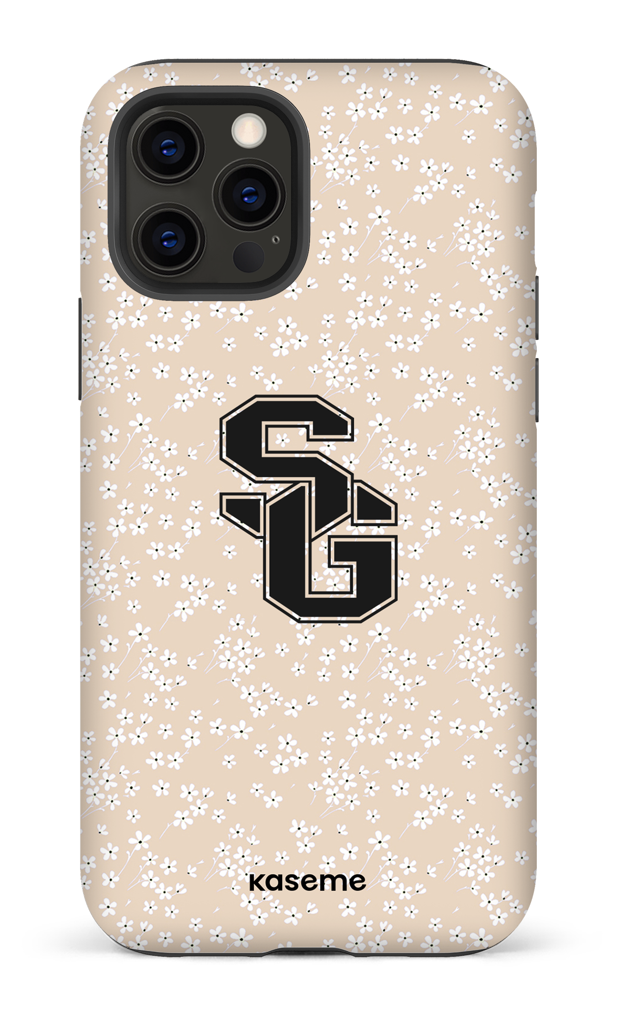 iPhone 12 Pro Tough Matte Posy Beige x Dragons -
