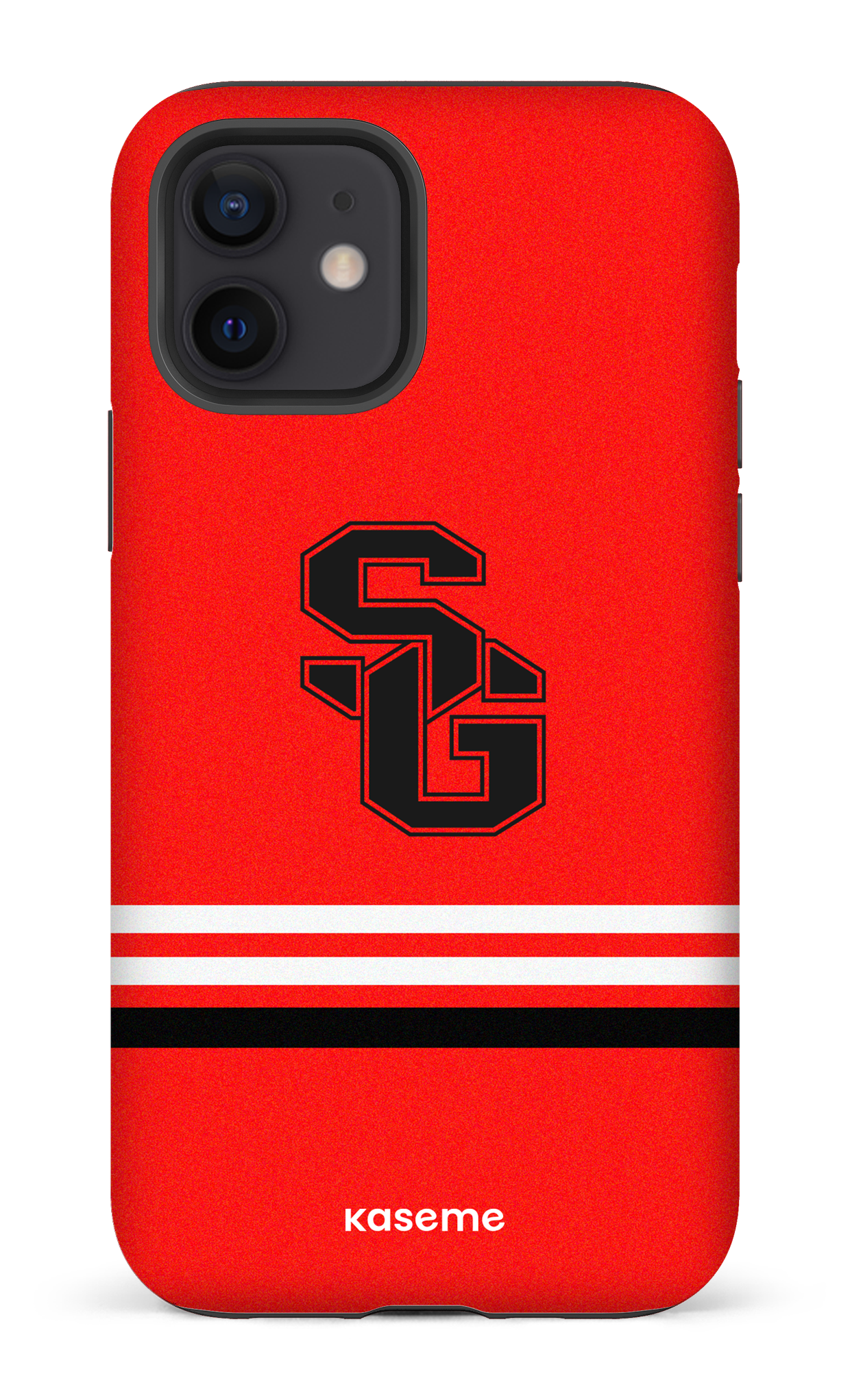iPhone 12 Tough Matte Dragons PSG Rouge -