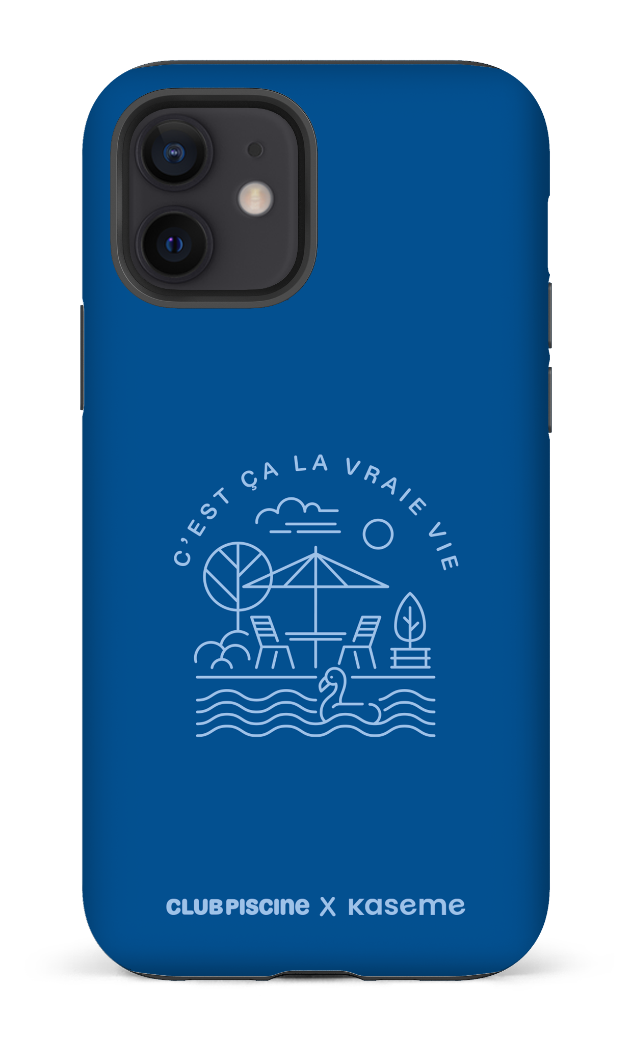 iPhone 12 Tough Matte Vraie Vie par Club Piscine -