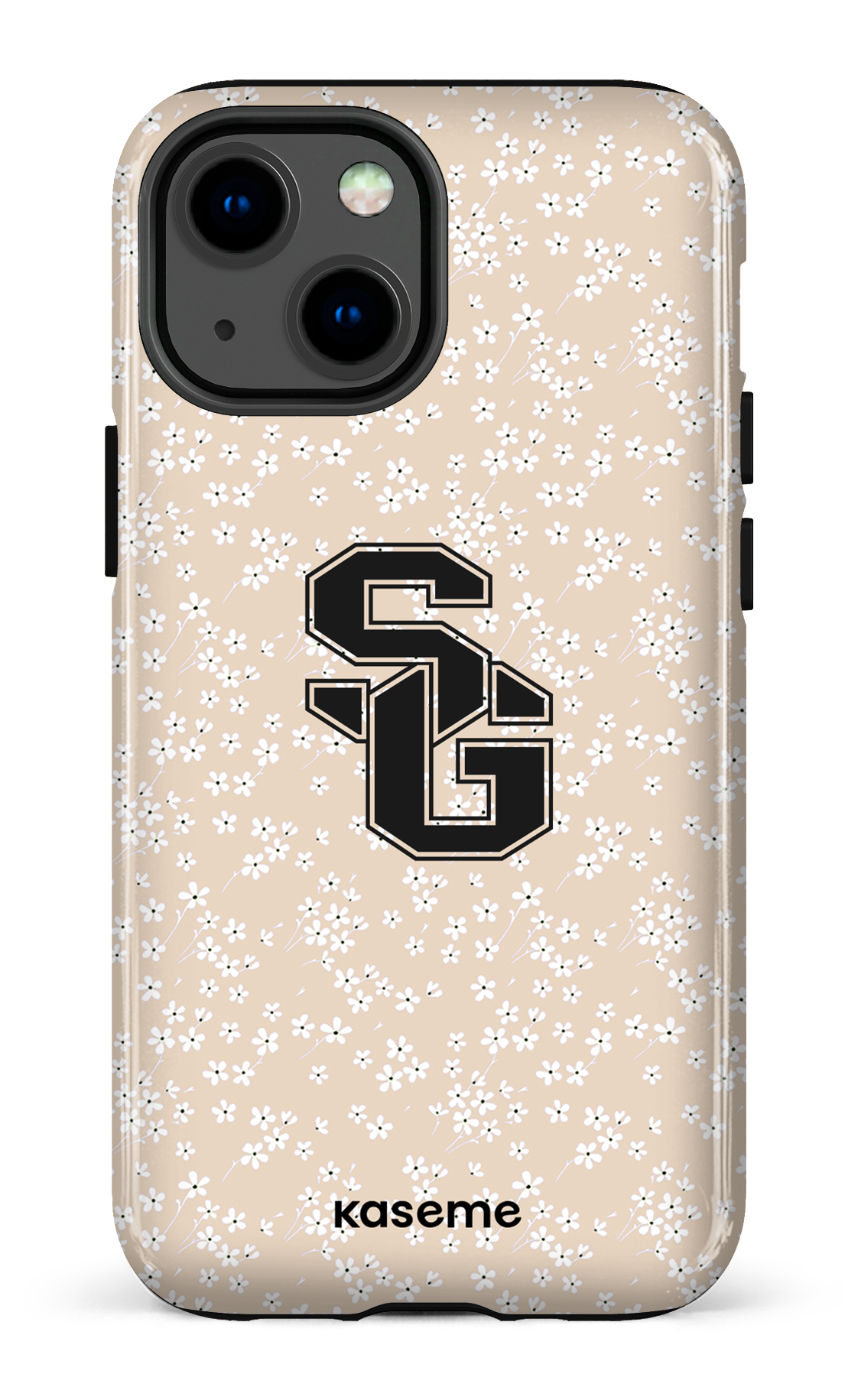 iPhone 13 Mini Tough Posy Beige x Dragons -