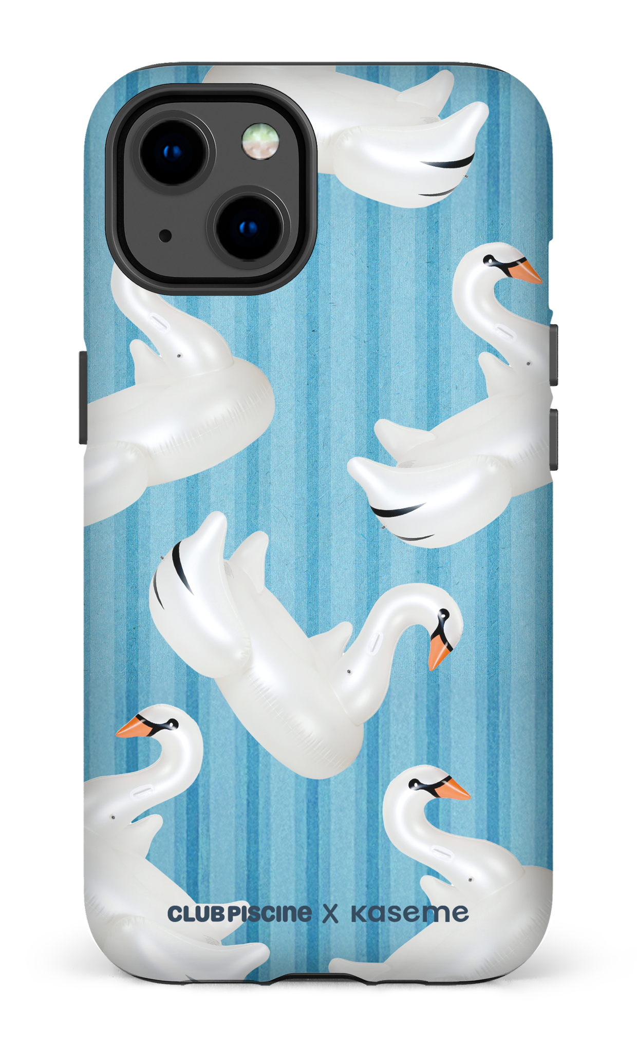 iPhone 13 Tough Matte Cygne par Club Piscine -