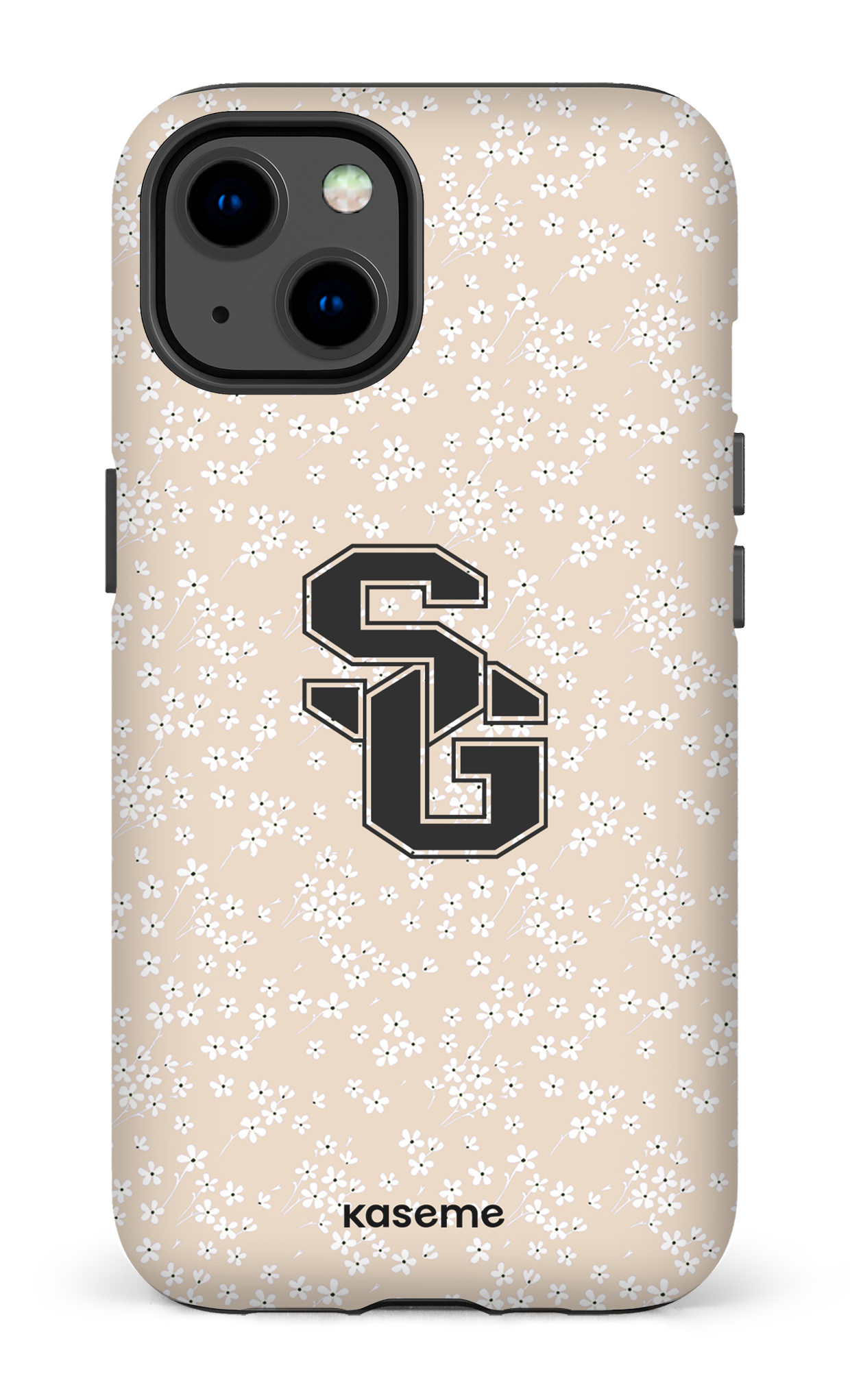 iPhone 13 Tough Matte Posy Beige x Dragons -