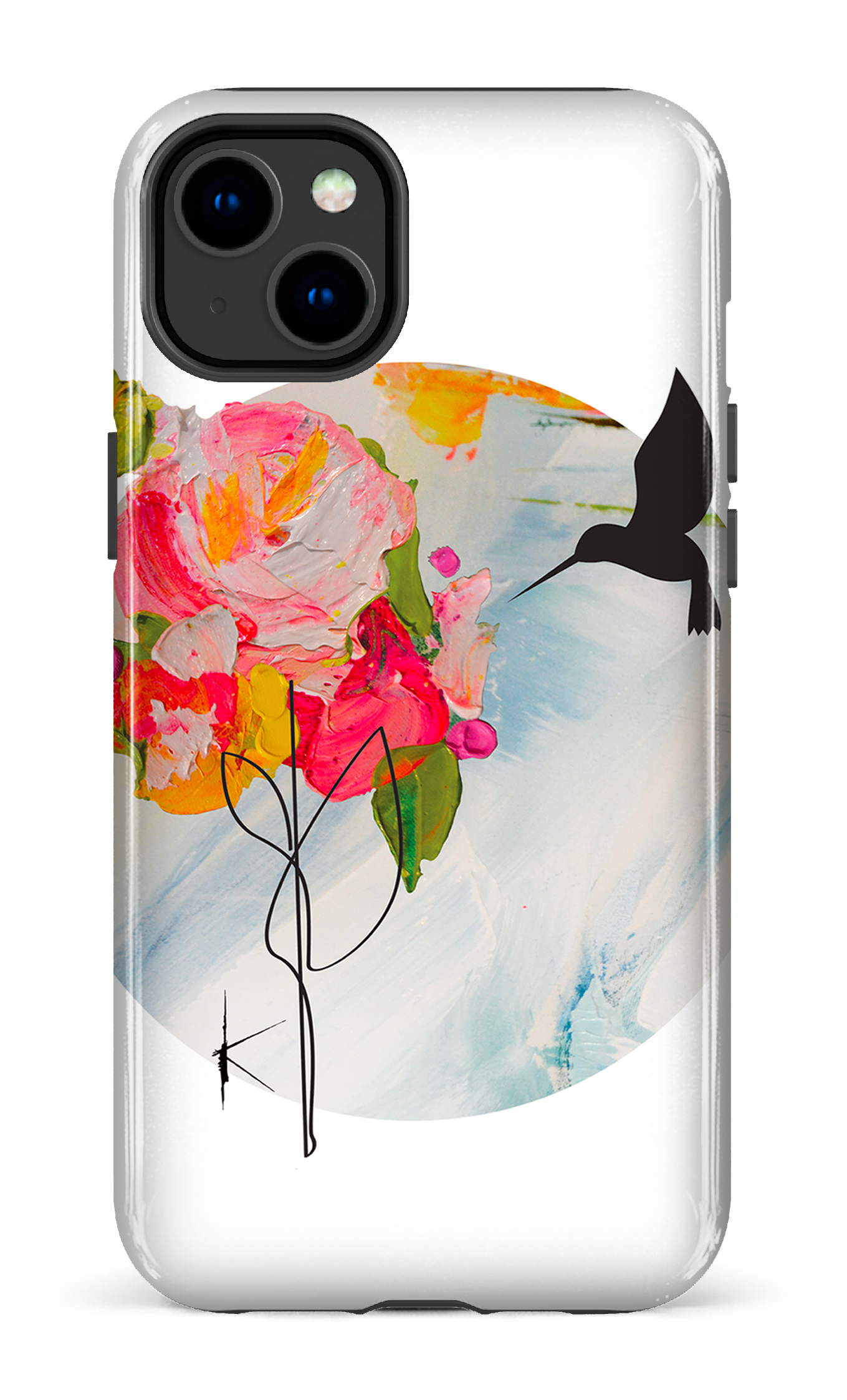iPhone 14 Plus Tough Gloss Colibri par Kristine Girard -