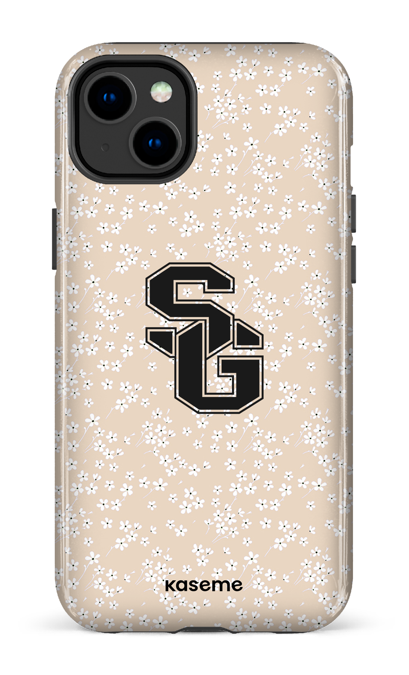 iPhone 14 Plus Tough Gloss Posy Beige x Dragons -