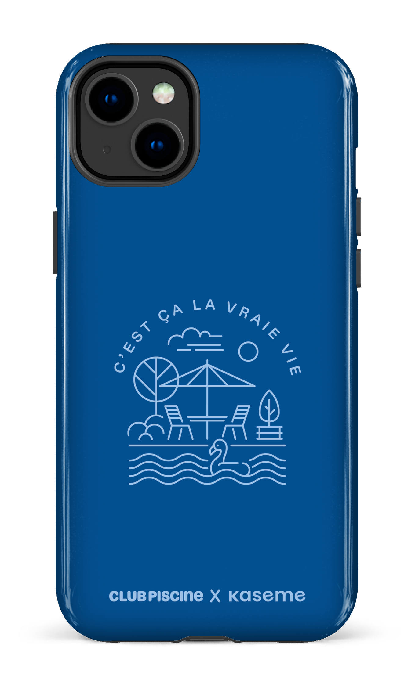 iPhone 14 Plus Tough Gloss Vraie Vie par Club Piscine -
