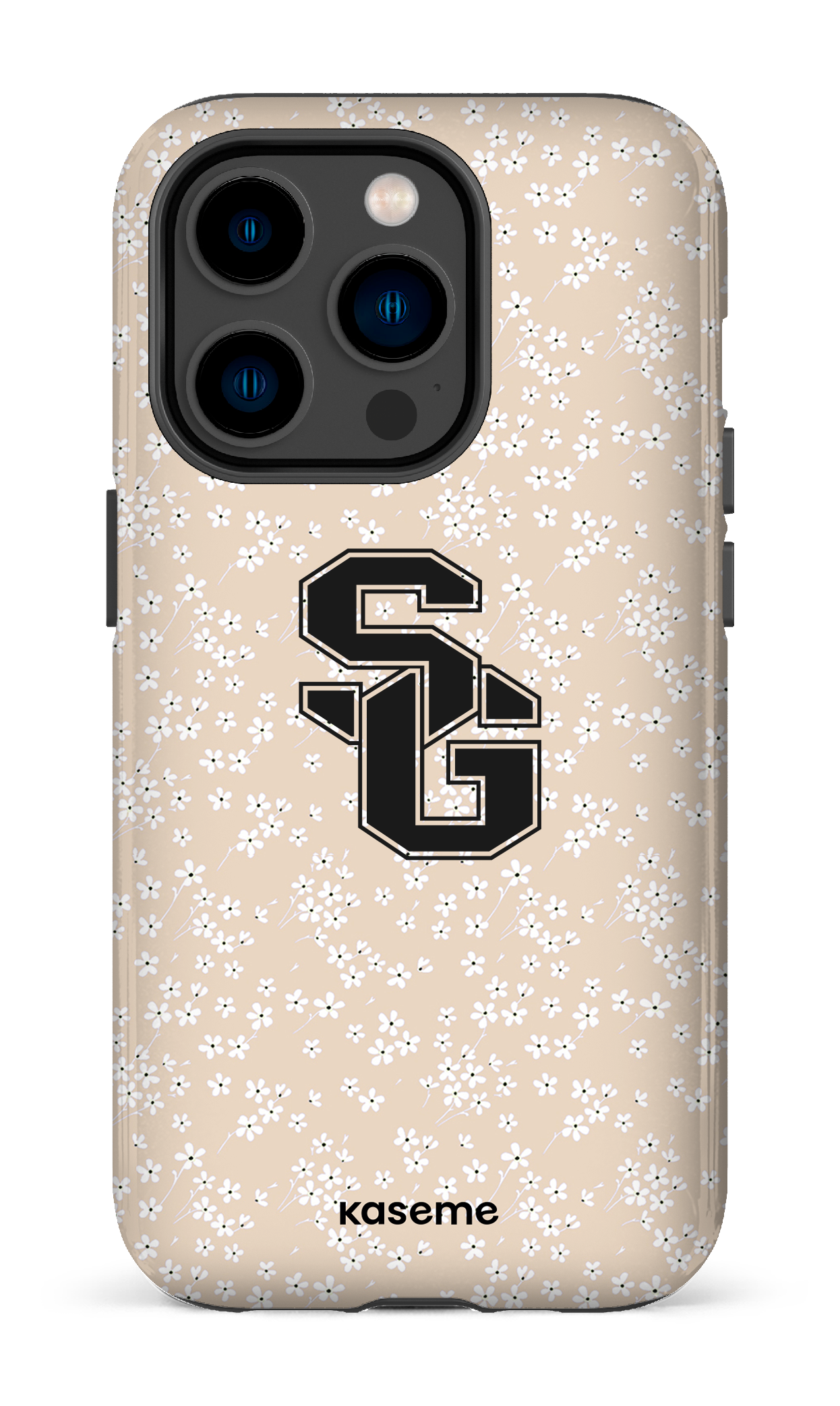 iPhone 14 Pro Tough Posy Beige x Dragons -