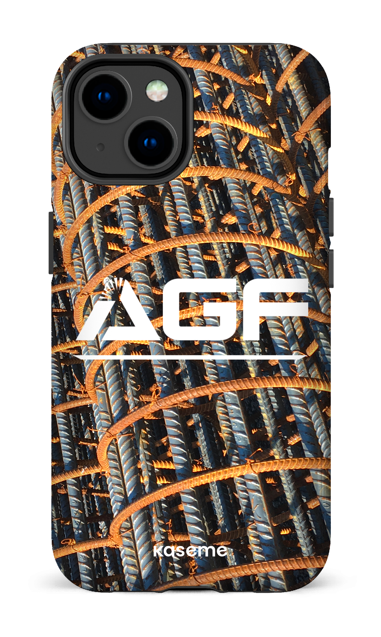 iPhone 14 Tough Gloss AGF Acier -