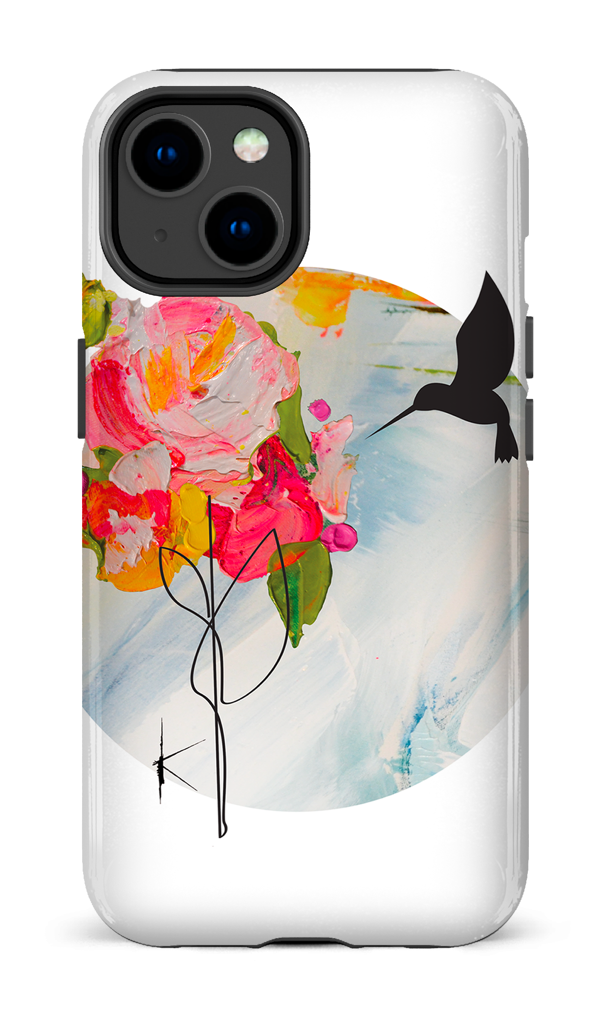 iPhone 14 Tough Gloss Colibri par Kristine Girard -